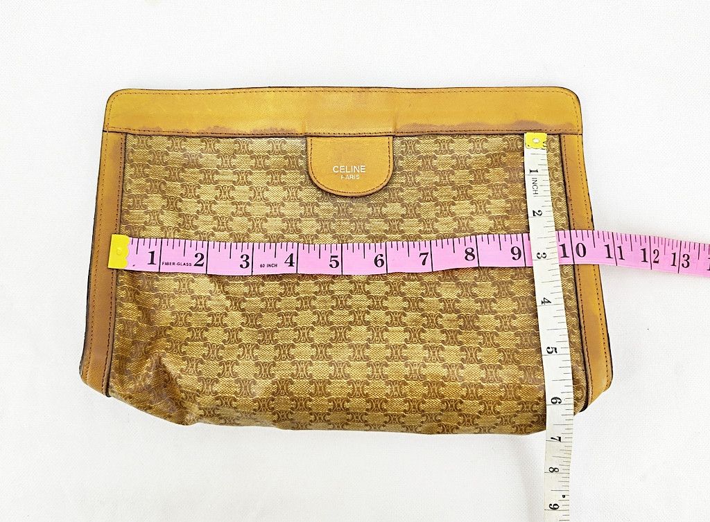 Celine CELINE monogram logo velcro vintage clutch Size ONE SIZE - 12 Thumbnail