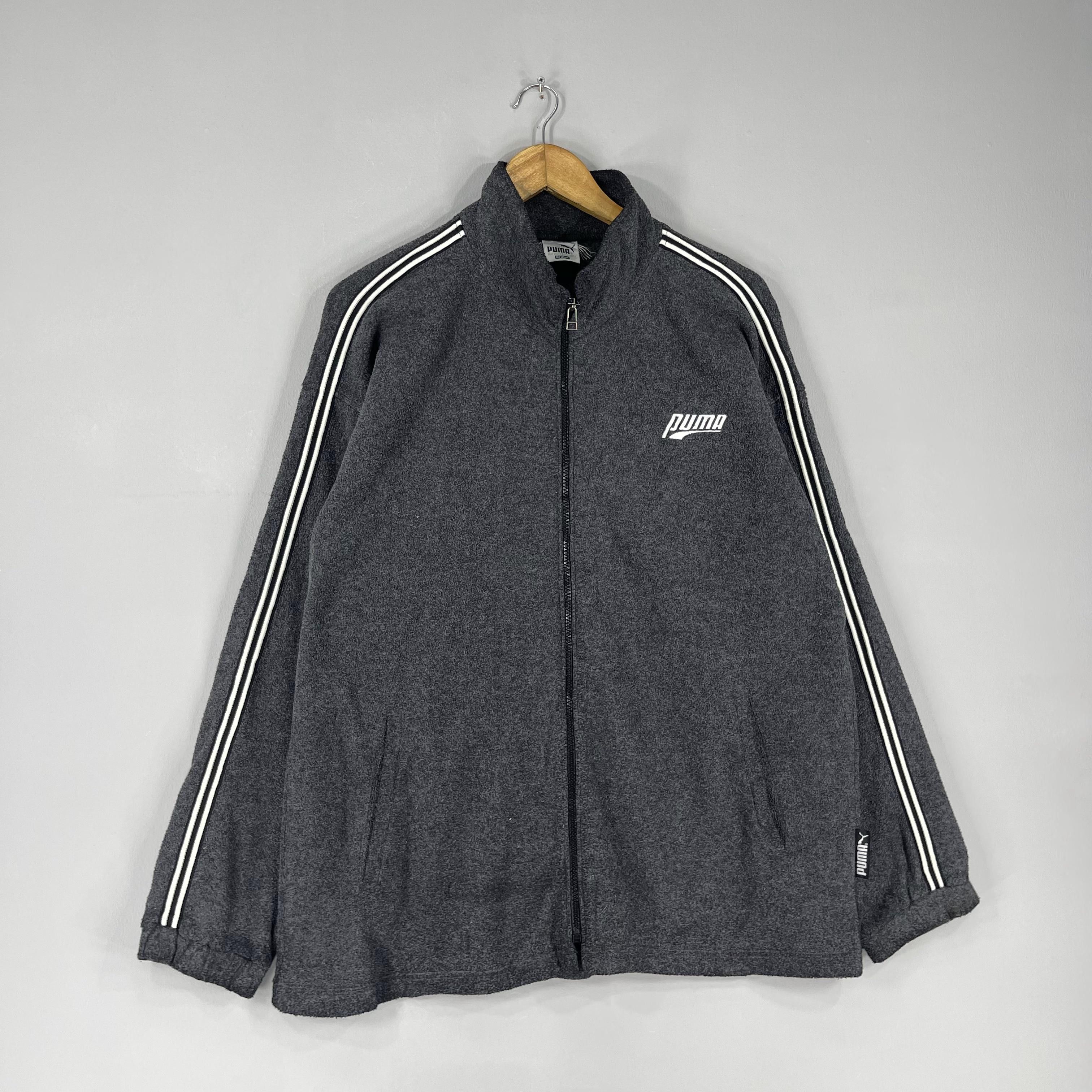 Puma Vintage 90's PUMA Spellout Embroidery Zipper Sweatshirt Size US L / EU 52-54 / 3 - 3 Thumbnail