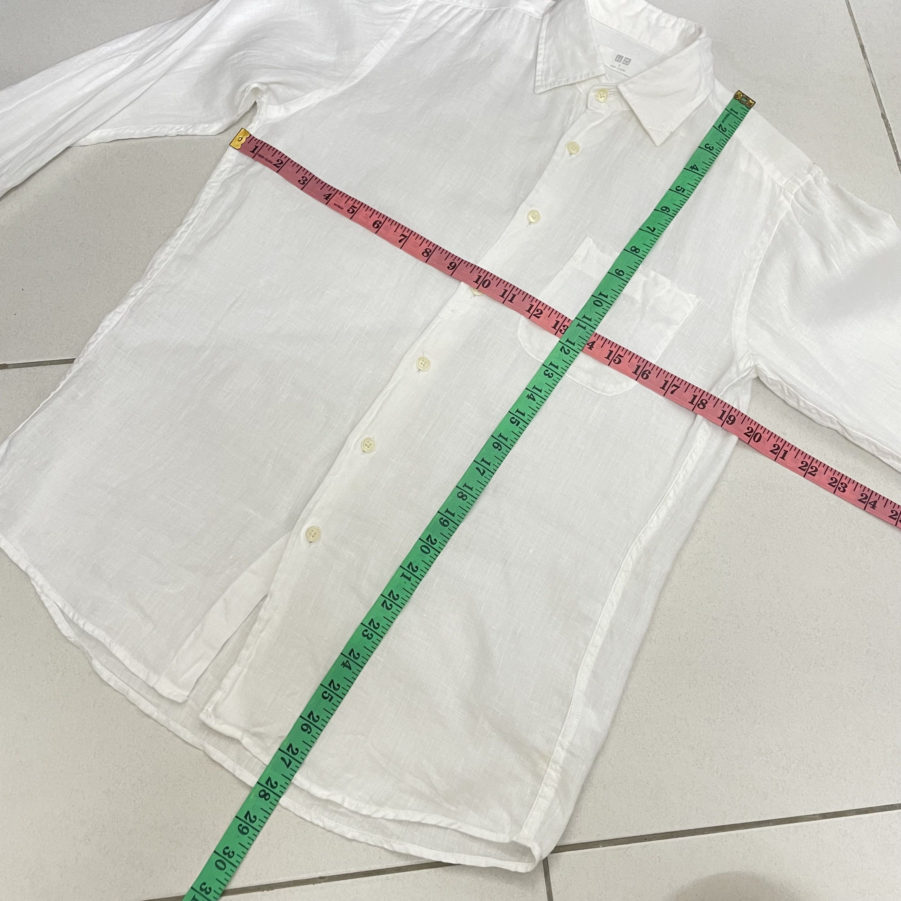 Japanese Brand × Uniqlo UNIQLO LINEN JAPAN COLLAR SHIRT CASUAL Size US S / EU 44-46 / 1 - 3 Thumbnail