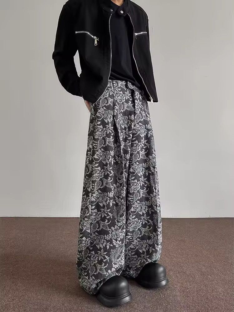 Japanese Brand Flower Style Pant Size US 35 - 5 Thumbnail