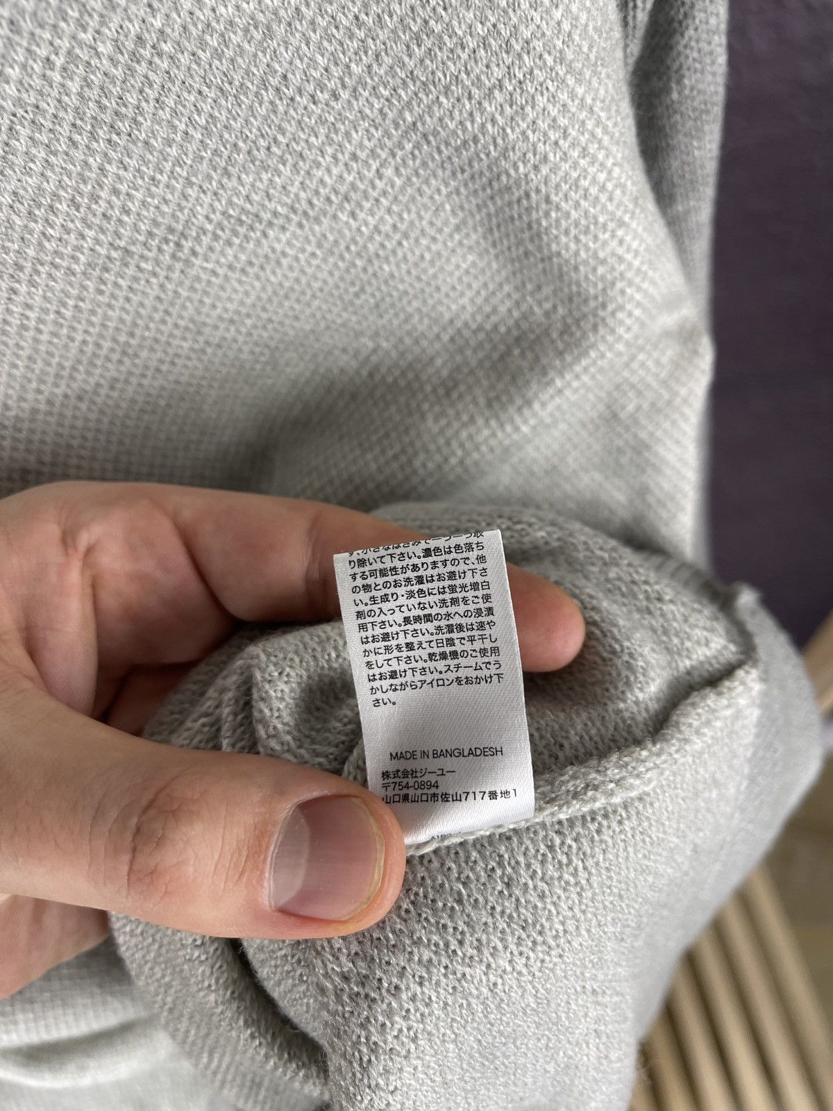 GU GU high neck double colour grey sweater Size US M / EU 48-50 / 2 - 12 Thumbnail