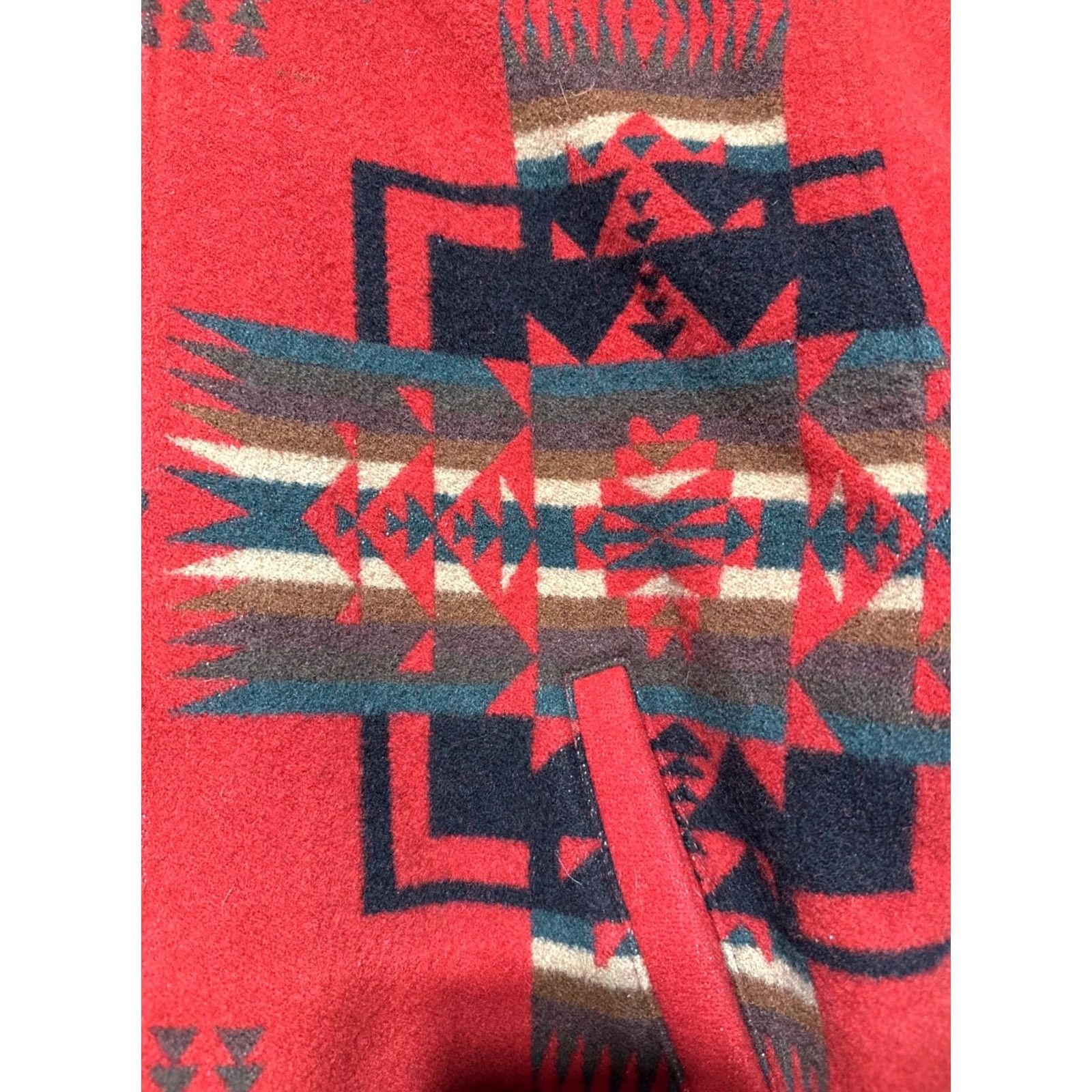 Pendleton VINTAGE Pendleton Red Aztec Print Western Coat Men’s Size L RARE Size US L / EU 52-54 / 3 - 2 Thumbnail