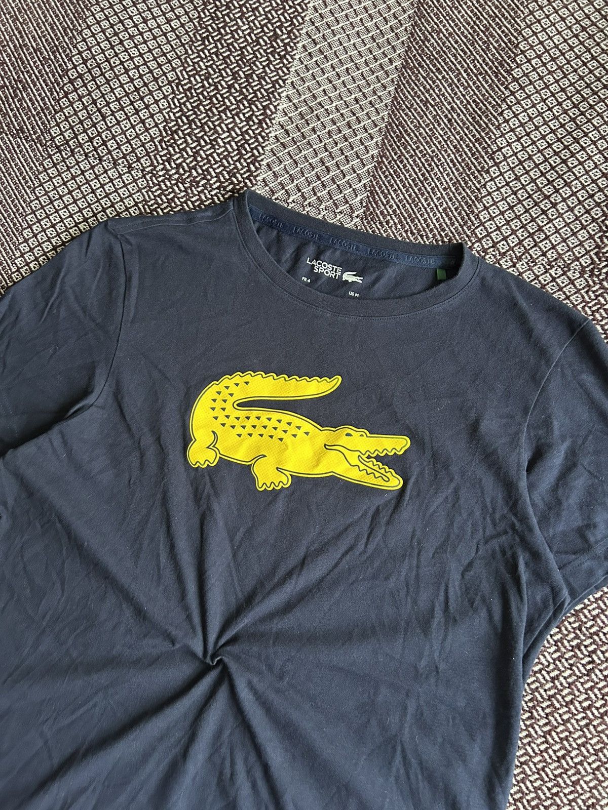 Lacoste Lacoste Sport Big Logo Crocodile Mens Basic Tee Size M / 4 Size US M / EU 48-50 / 2 - 3 Thumbnail