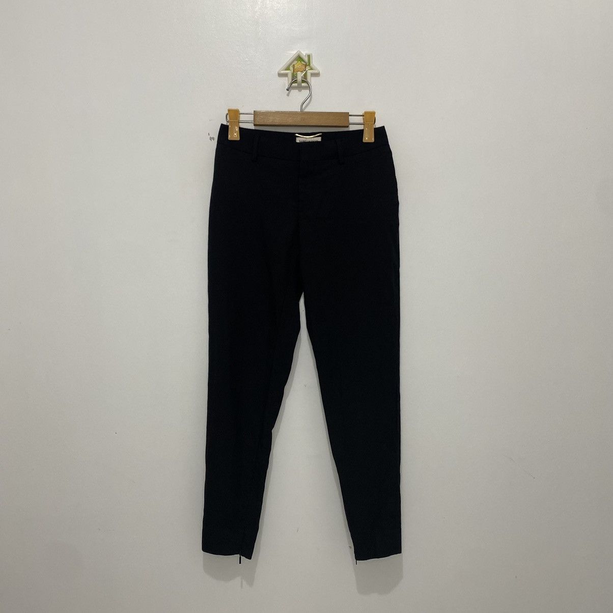 Saint Laurent Paris Saint Lauren Paris Ankle Zip Wool Trousers Size 25" / US 0 / IT 36 - 1 Thumbnail