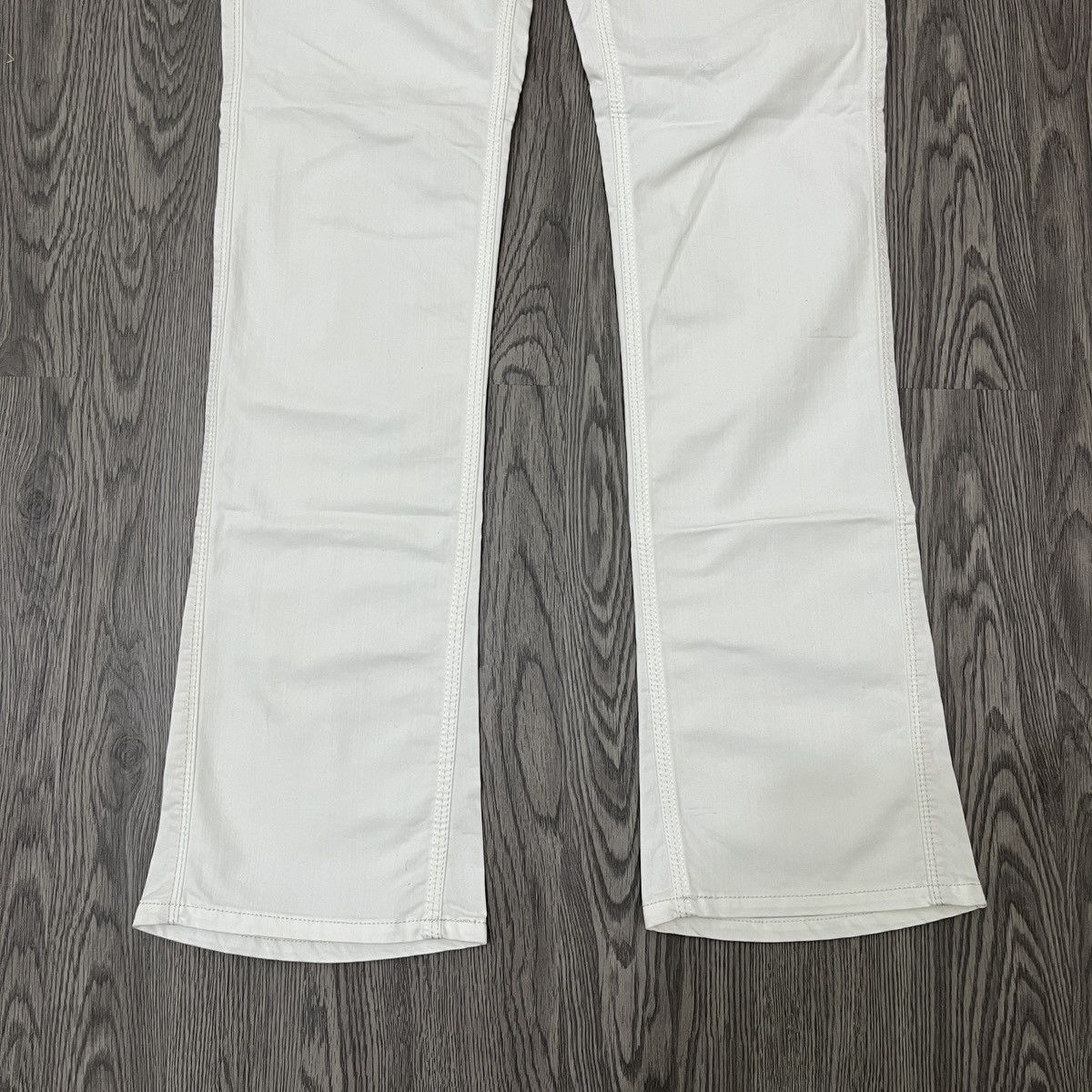 Japanese Brand 🇯🇵 Nicole Club For Man - Flared White Pant Ifsix Lgbstyle Size US 30 / EU 46 - 3 Thumbnail