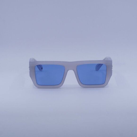 Off-White Off-White OERI149 CHESTER 0945 Sunglasses Grey Square Frame Size ONE SIZE - 3 Thumbnail
