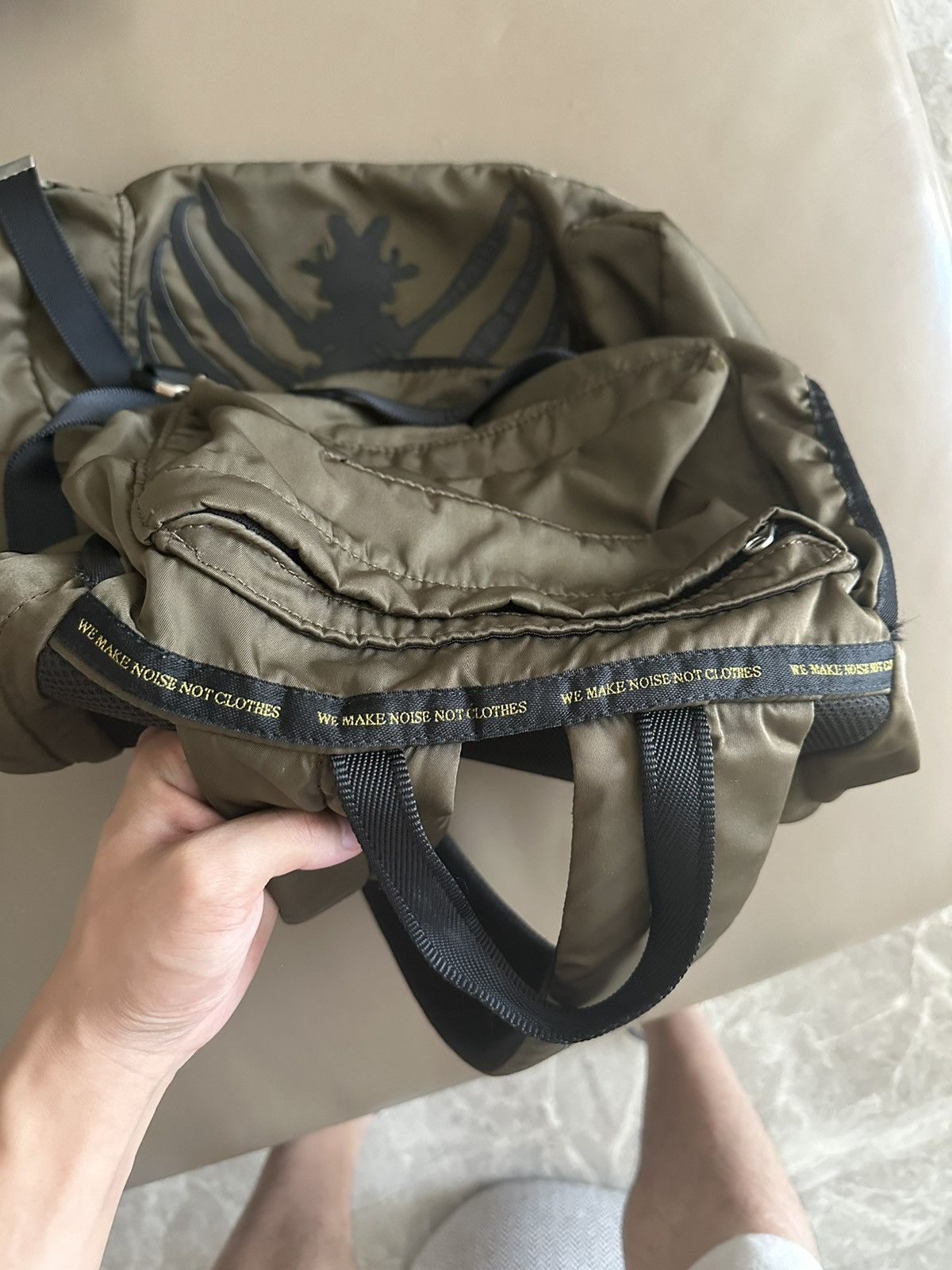 undercover 13AW bone backpack