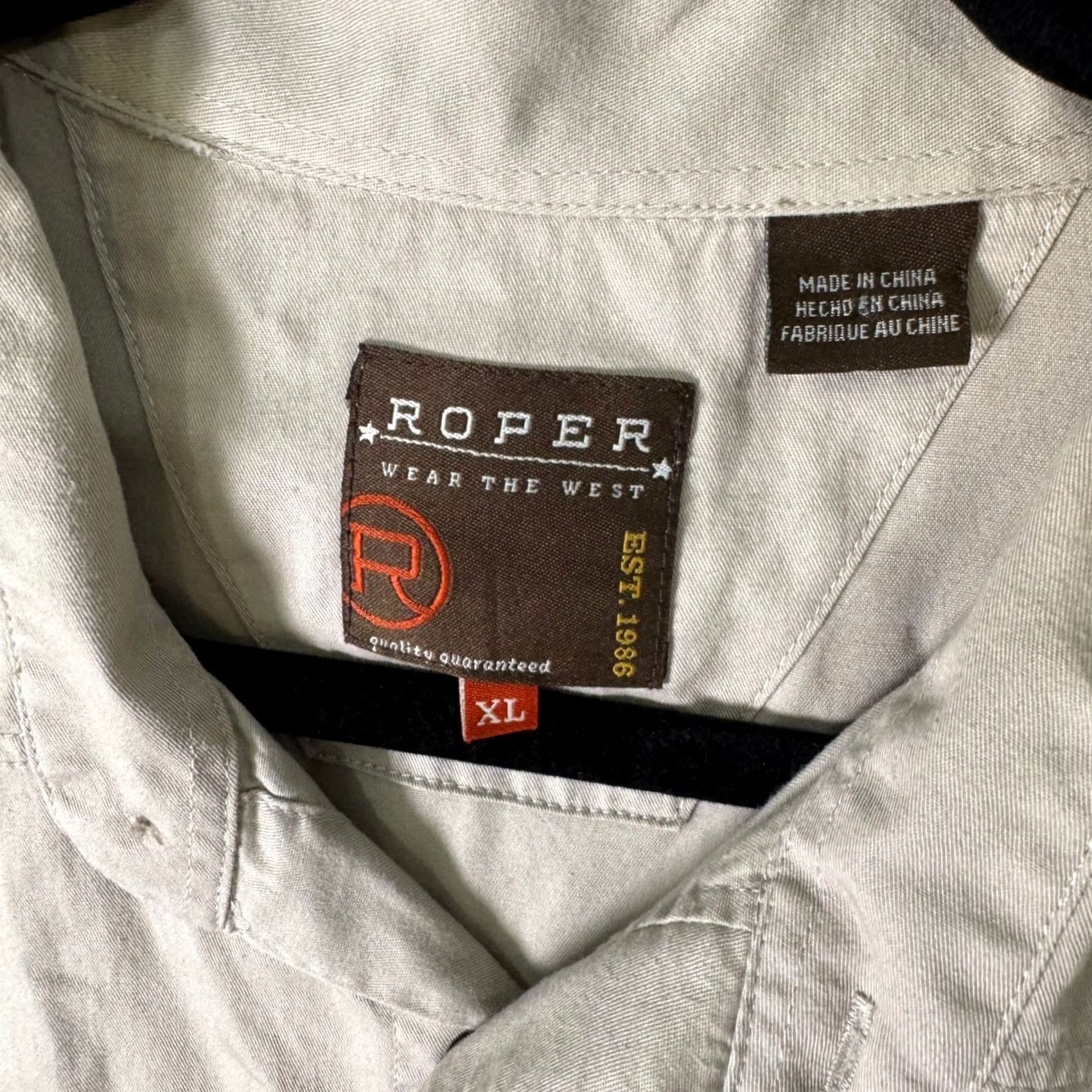 Roper VINTAGE? No. Size US XL / EU 56 / 4 - 3 Thumbnail
