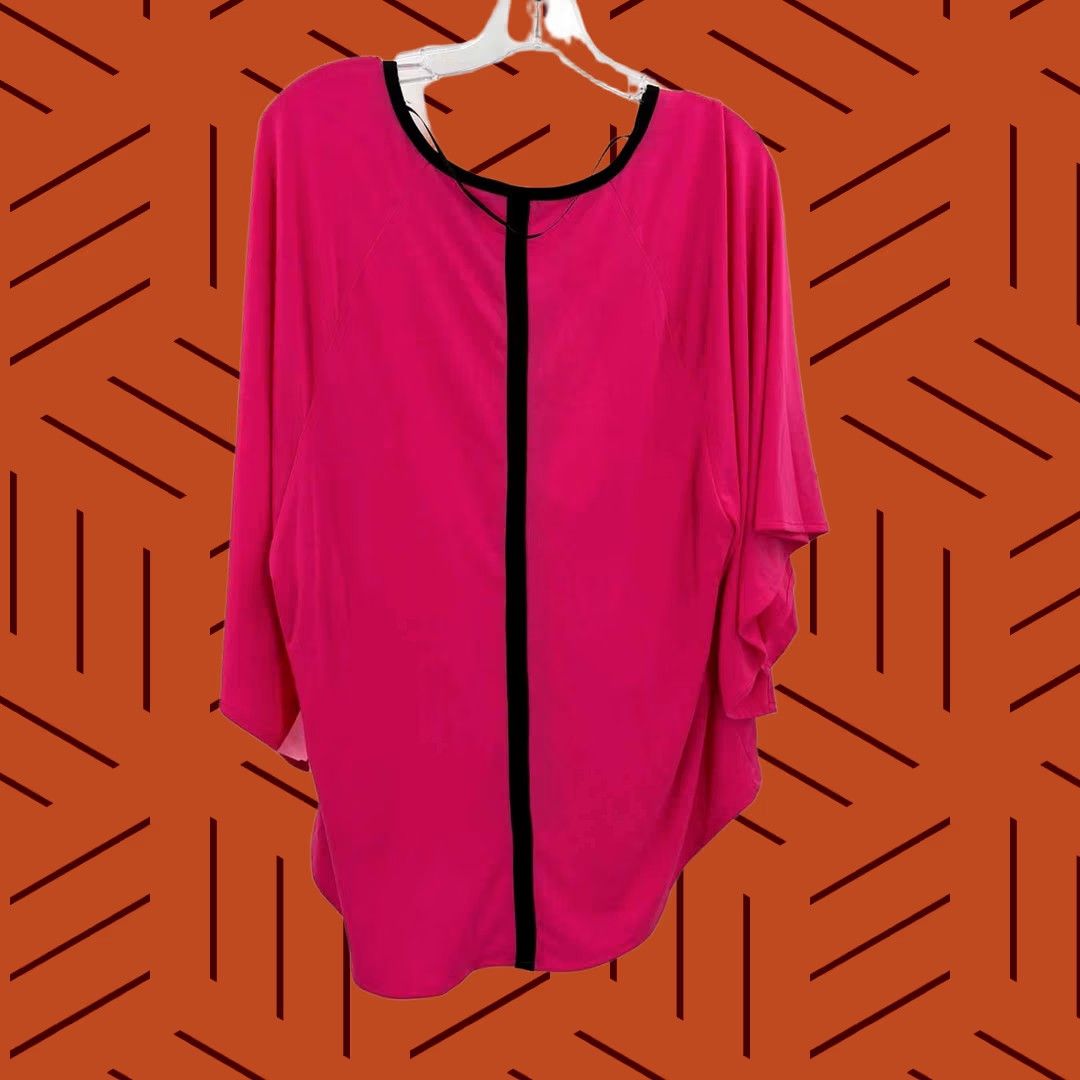 Vintage Pre-Owned Kaari Blue Pink Size Large Blouse Size L / US 10 / IT 46 - 1 Thumbnail