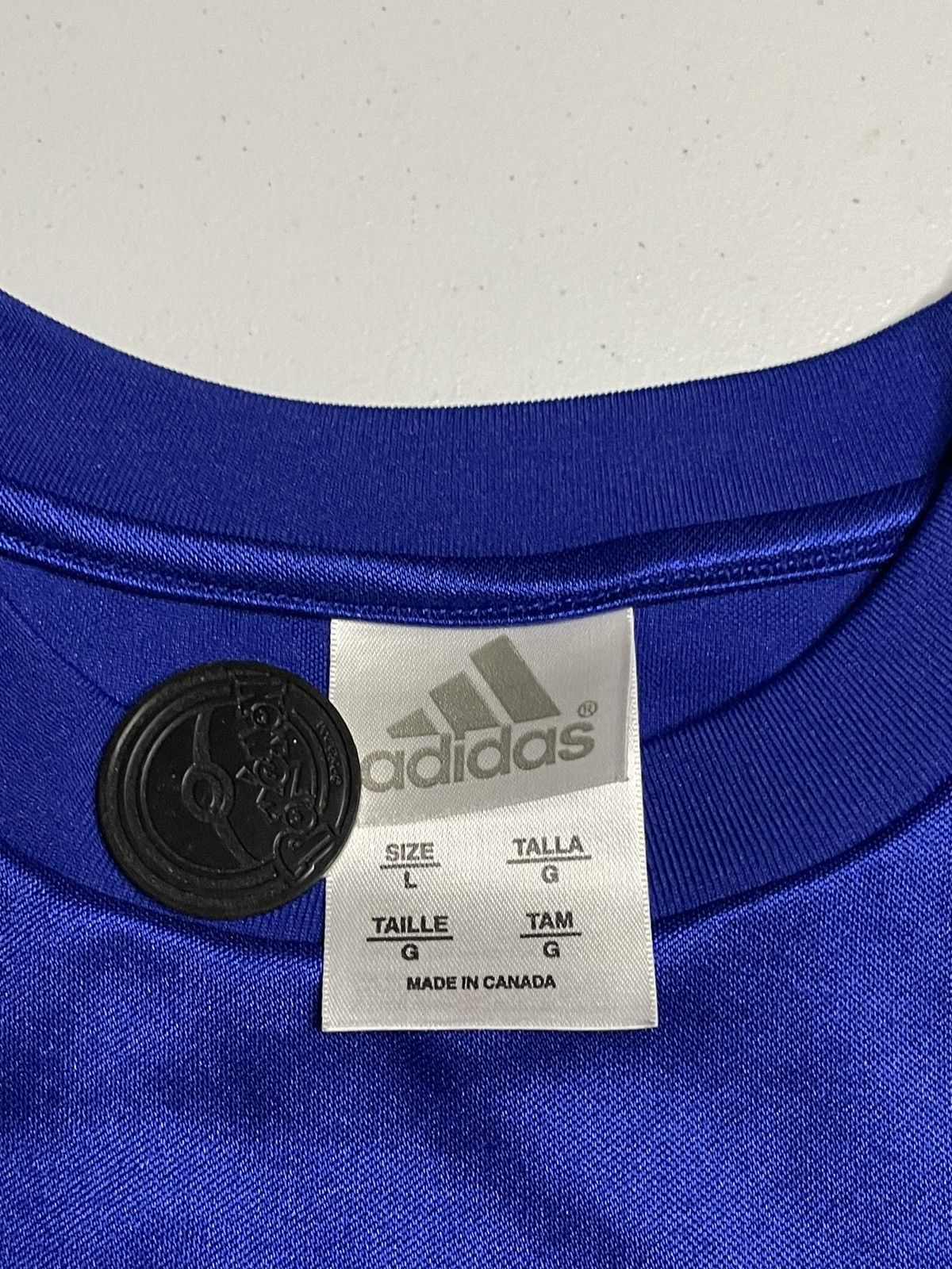Adidas Adidas Greece Hellas Blue Soccer Jersey Size LARGE Size US L / EU 52-54 / 3 - 8 Thumbnail