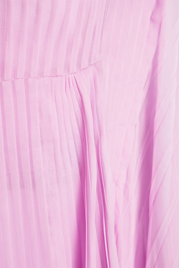 Valentino o1y0326 Midi Dress in Mauve Size S / US 4 / IT 40 - 4 Thumbnail