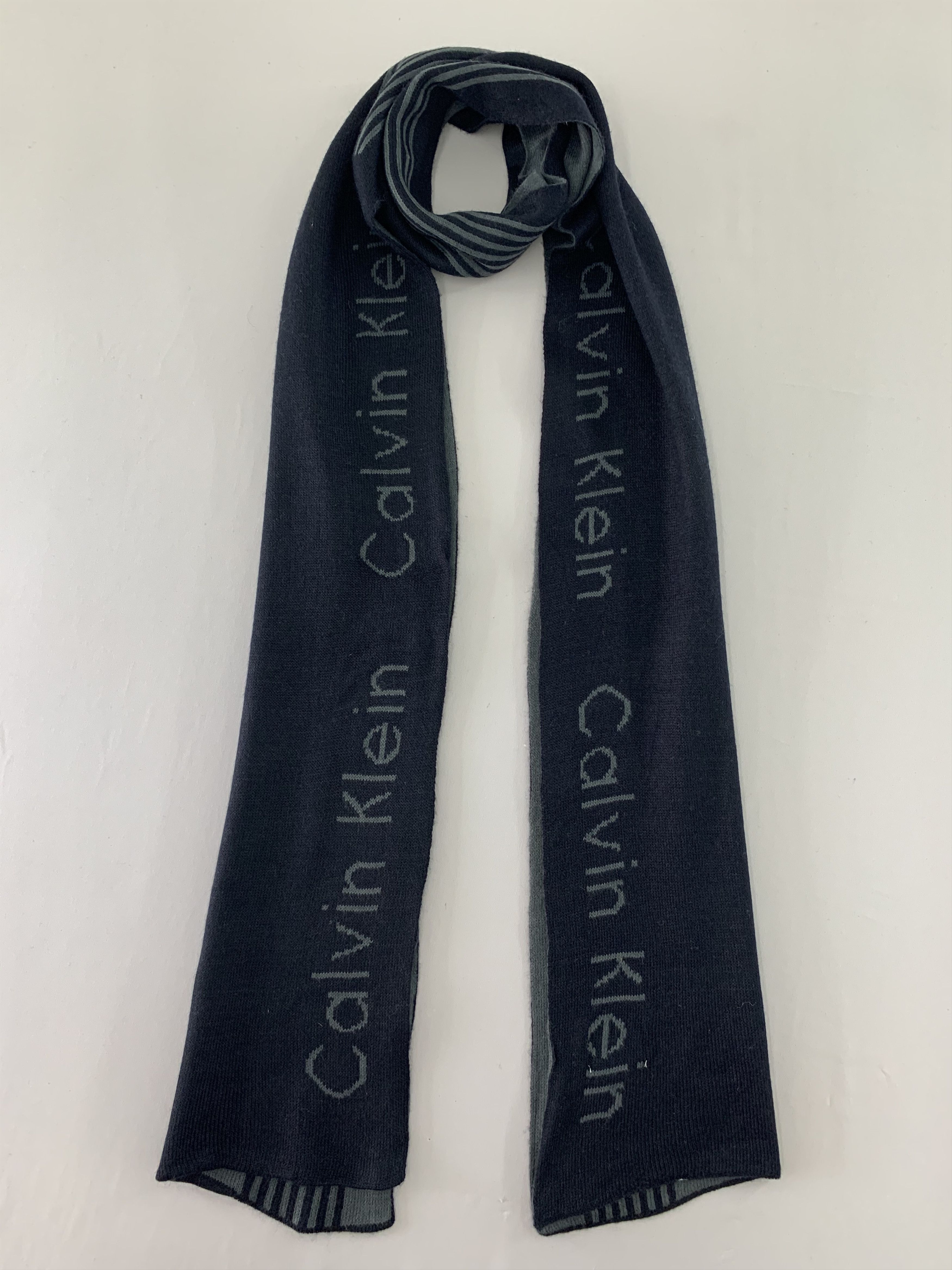 Calvin Klein Calvin klein Scarf Wool Muffler Neck Wrap BL4191 Size ONE SIZE - 2 Thumbnail