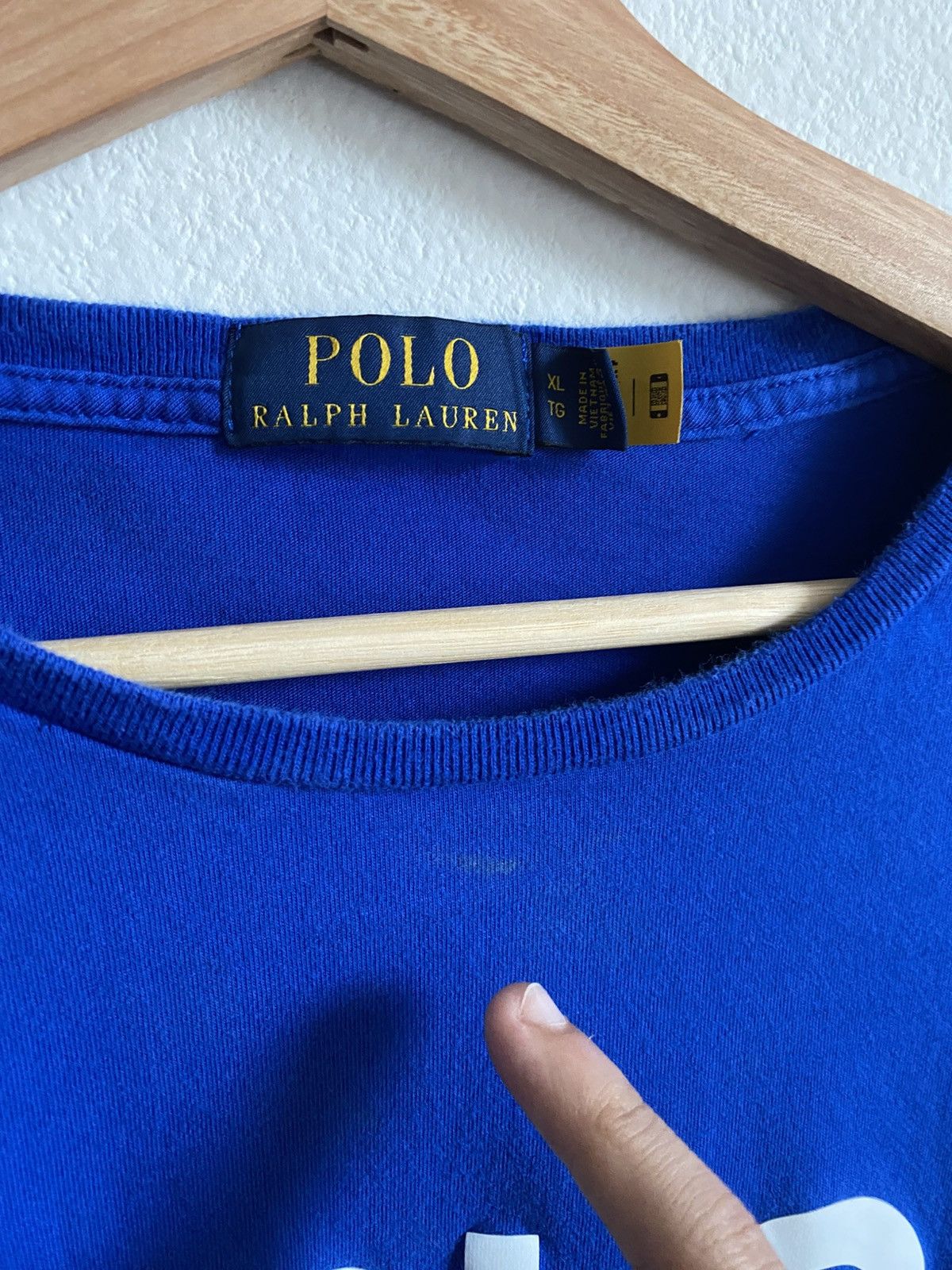 Polo Ralph Lauren Polo Ralph Lauren Logo Tee Size US XL / EU 56 / 4 - 4 Thumbnail