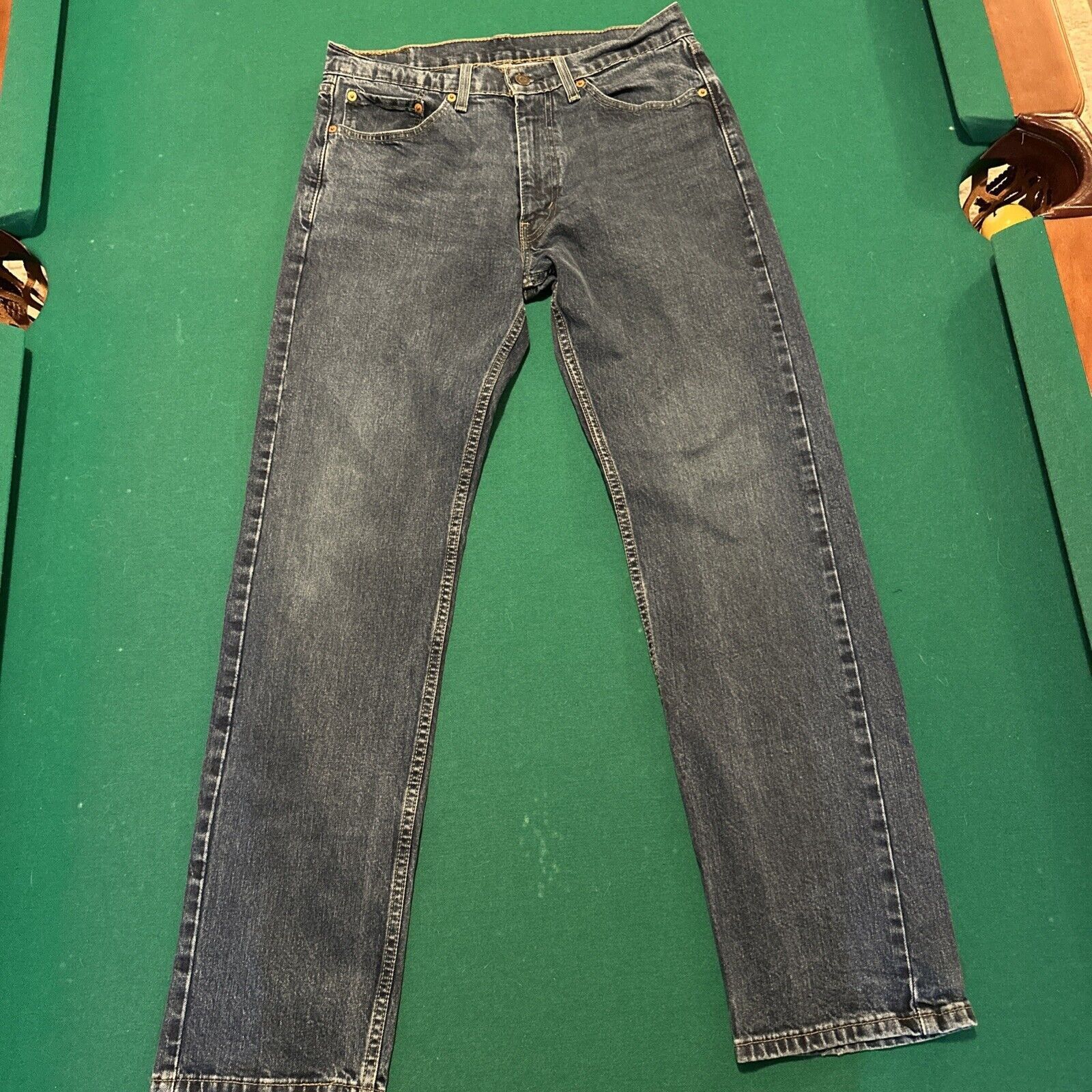 Levi's Levi’s 505 Straight Fit Jeans - 33x32 Size US 33 - 1 Thumbnail