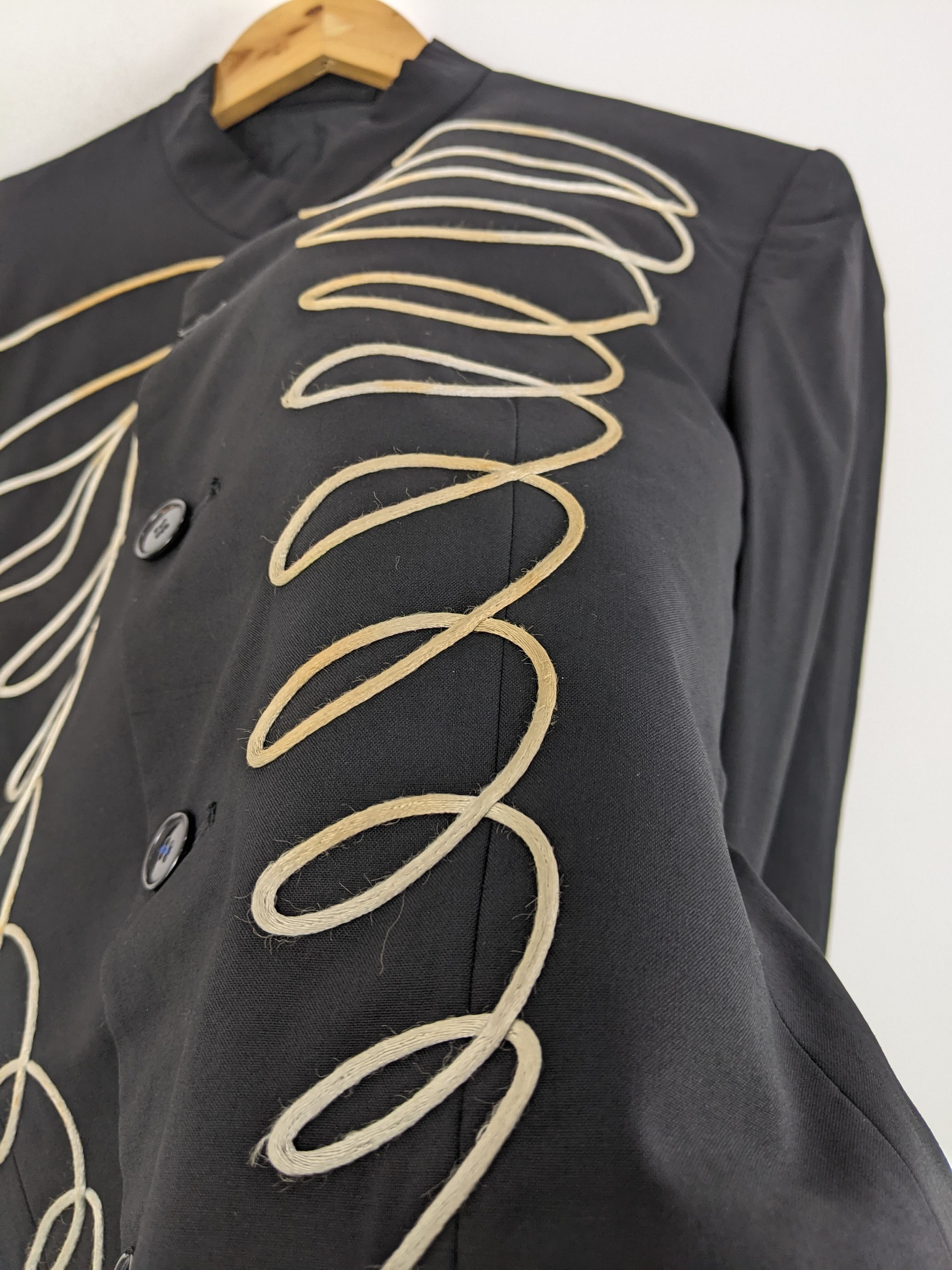 Japanese Brand × Mr. Junko Mr.Junko Koshino String Design Blazer Jacket MJ0129Z Size US M / EU 48-50 / 2 - 14 Thumbnail