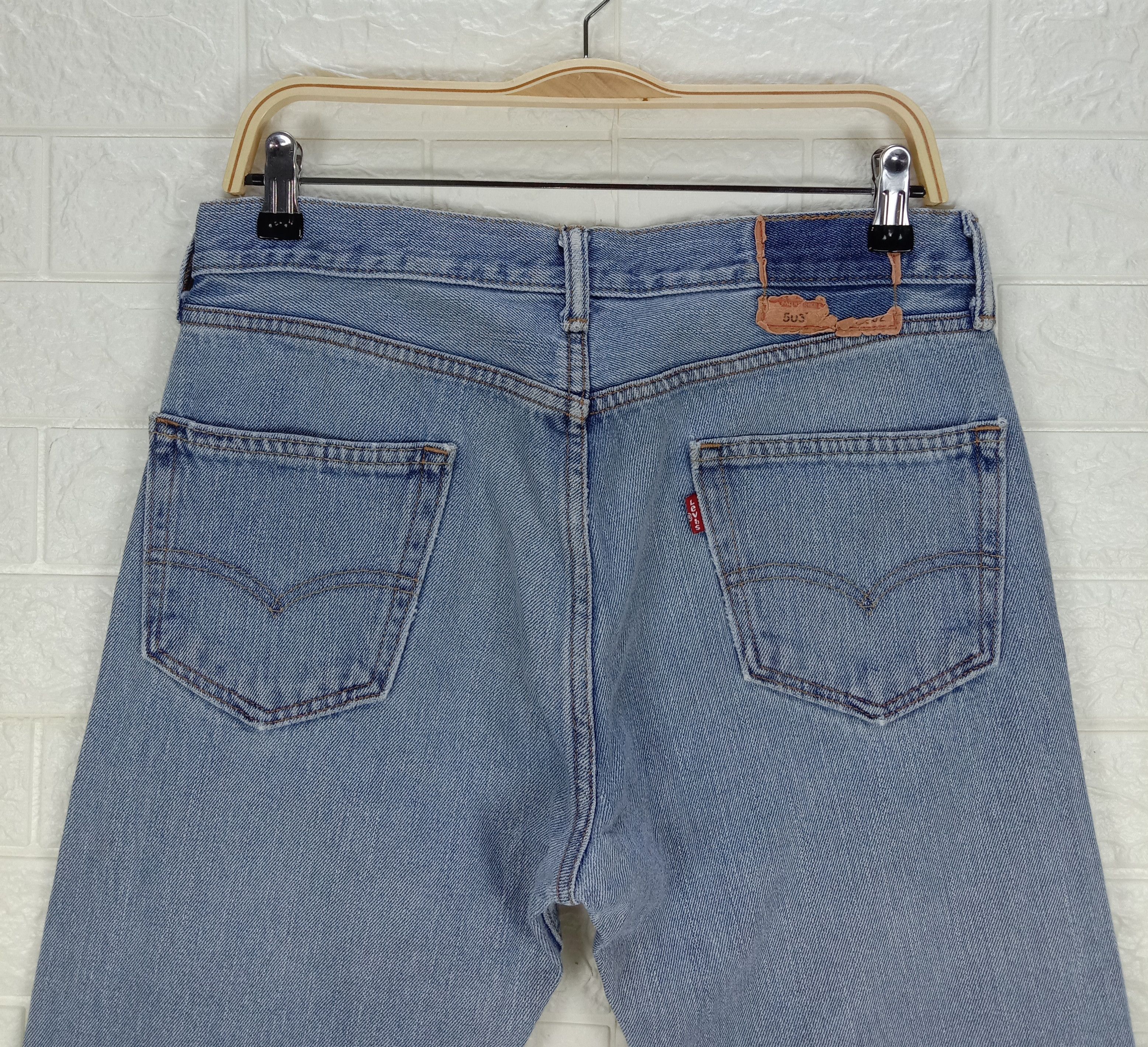 Levi's Vintage Levi's 505 Jeans Blue Wash Regular Fit Denim Size US 31 - 6 Thumbnail