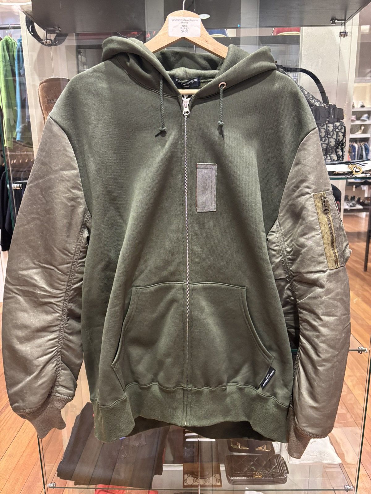 Comme des Garcons Comme Des Garçons Nylon Cotton Bomber Size US XL / EU 56 / 4 - 1 Thumbnail