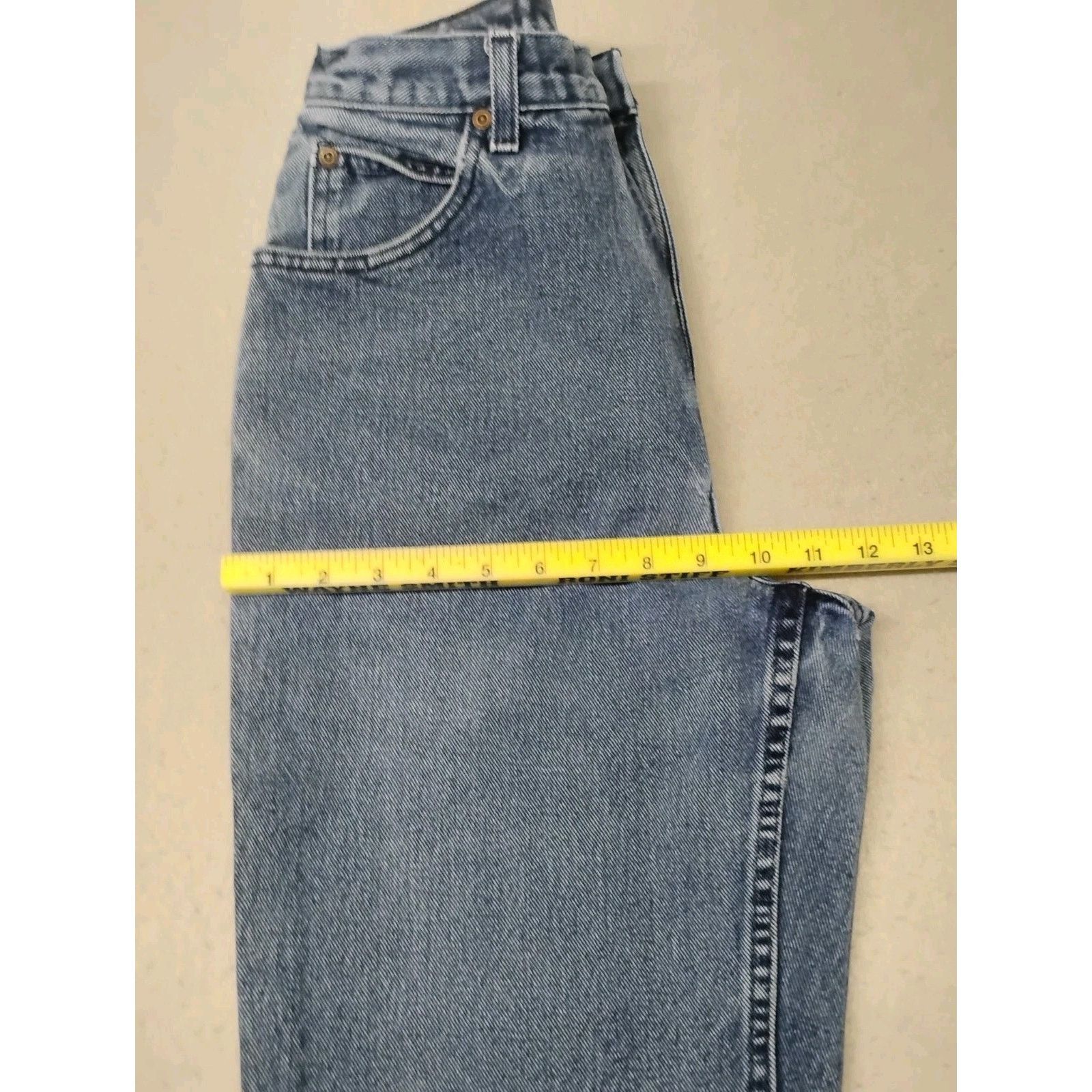 St. Johns Bay St Johns Bay (26") Women's Vintage Straight Blue Denim Jeans Size 30" / US 8 / IT 44 - 6 Thumbnail
