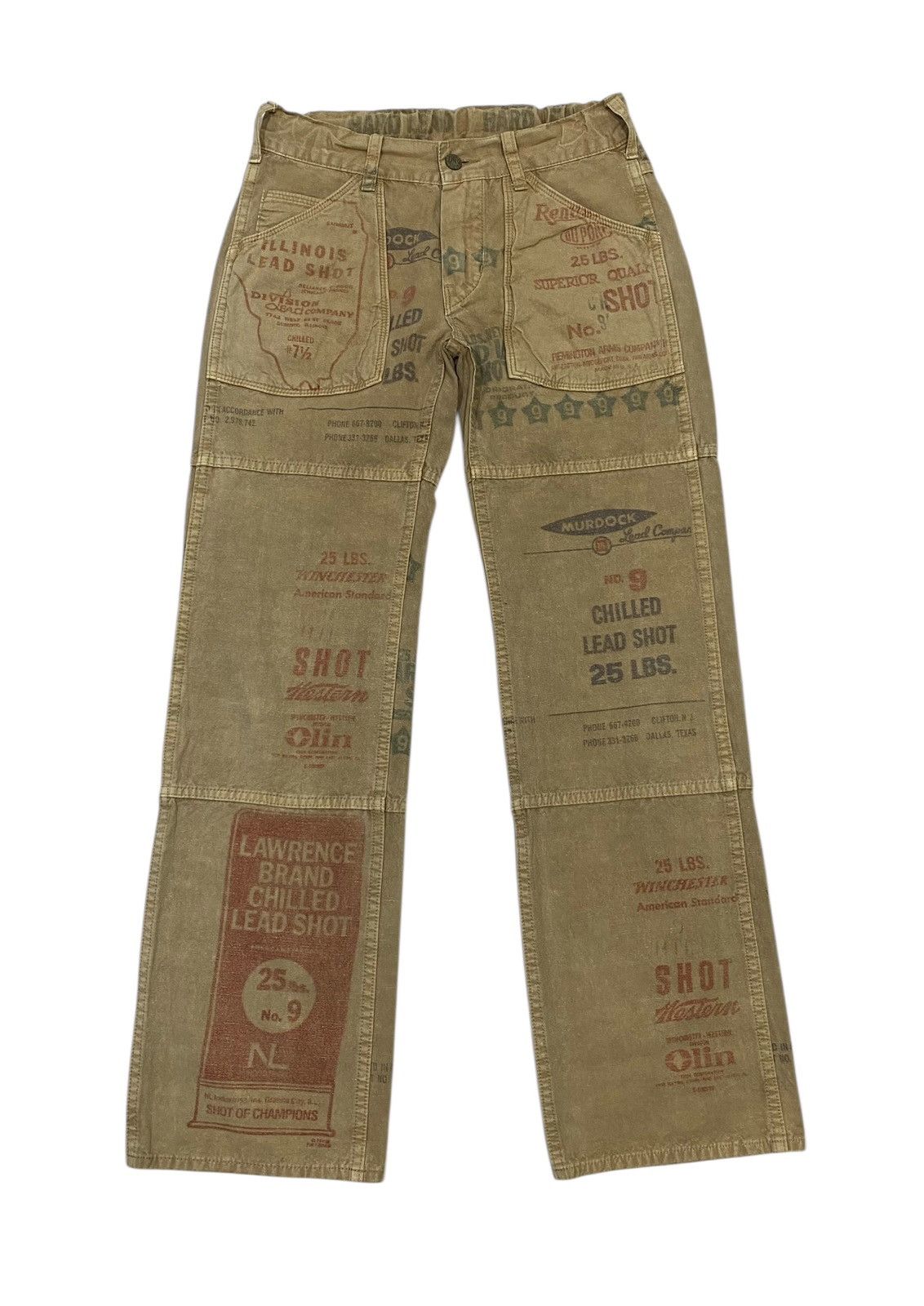Hysteric Glamour Japanese brand denim & dungaree paint trousers / khakis pant Size US 28 / EU 44 - 1 Thumbnail