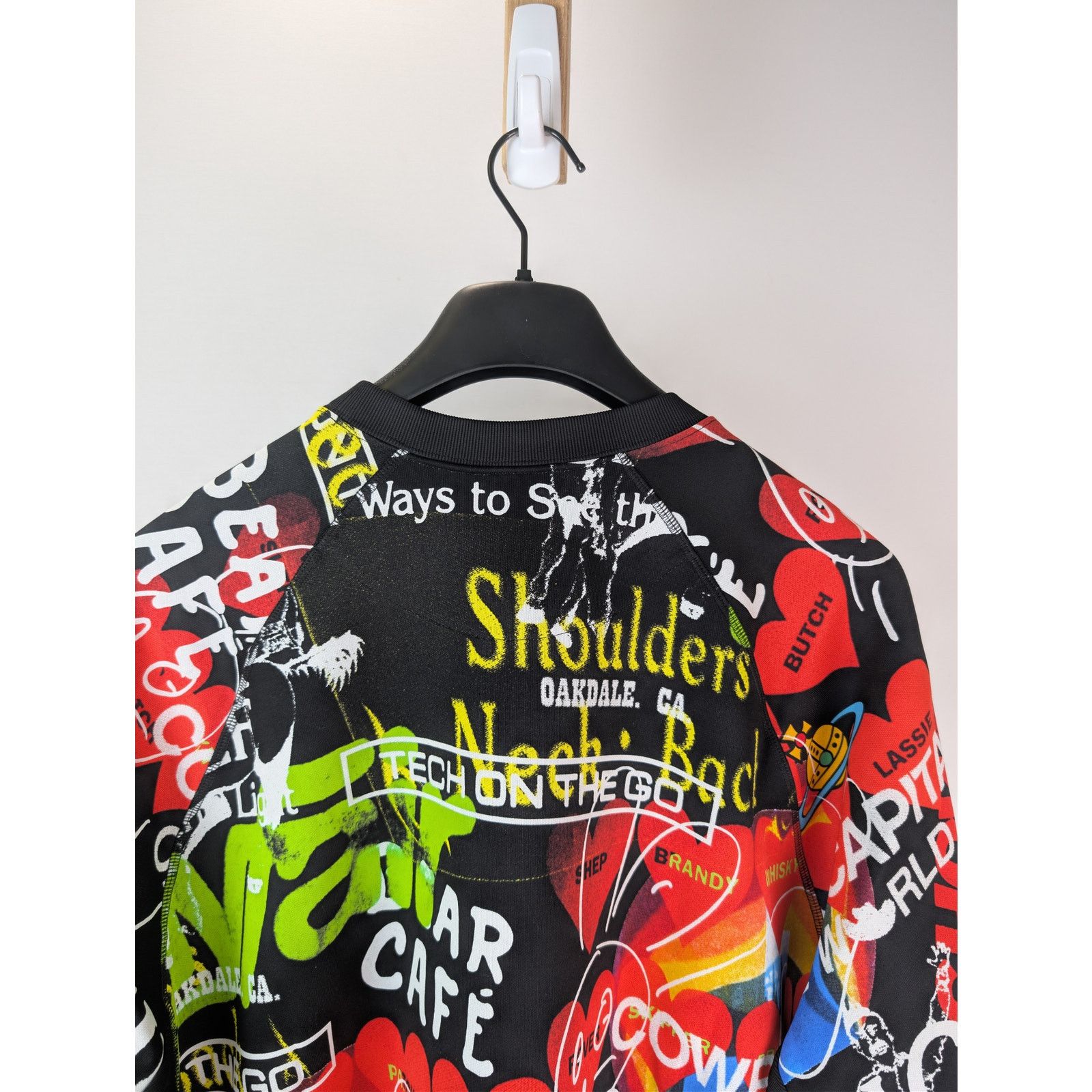 Vivienne Westwood o1rshd1 Organic Cotton Crewneck Graffiti Print Sweater Size US M / EU 48-50 / 2 - 15 Thumbnail