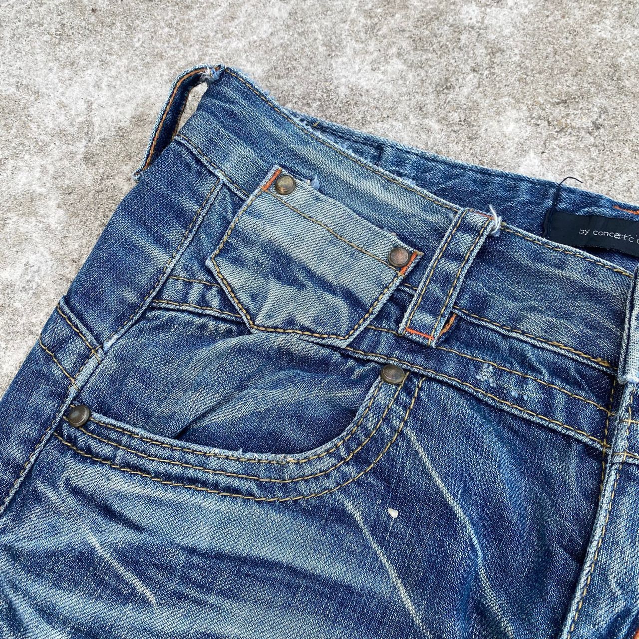 Japanese Brand Vintage Lolita Jeans Flare Distressed Denim Size 32" / US 10 / IT 46 - 10 Thumbnail