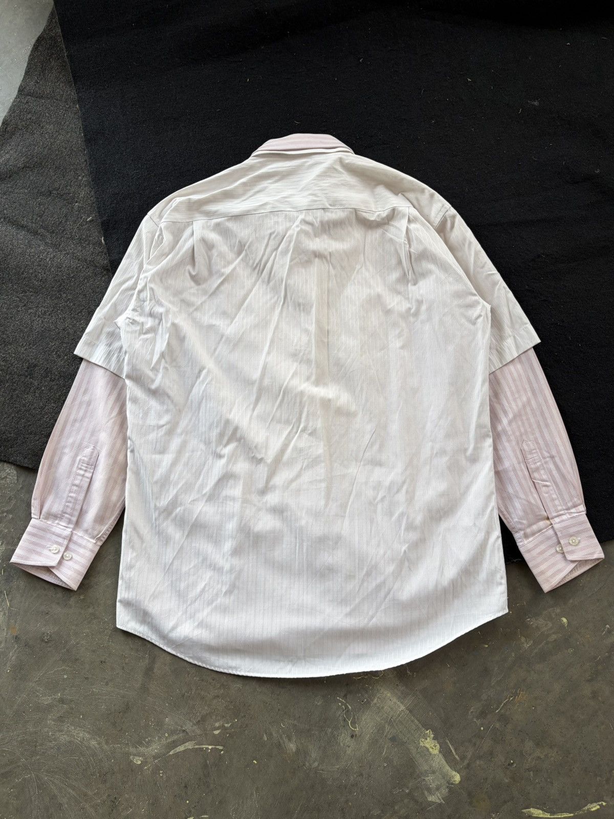 Balenciaga Balenciaga double layered vintage shirt button Size US L / EU 52-54 / 3 - 3 Thumbnail