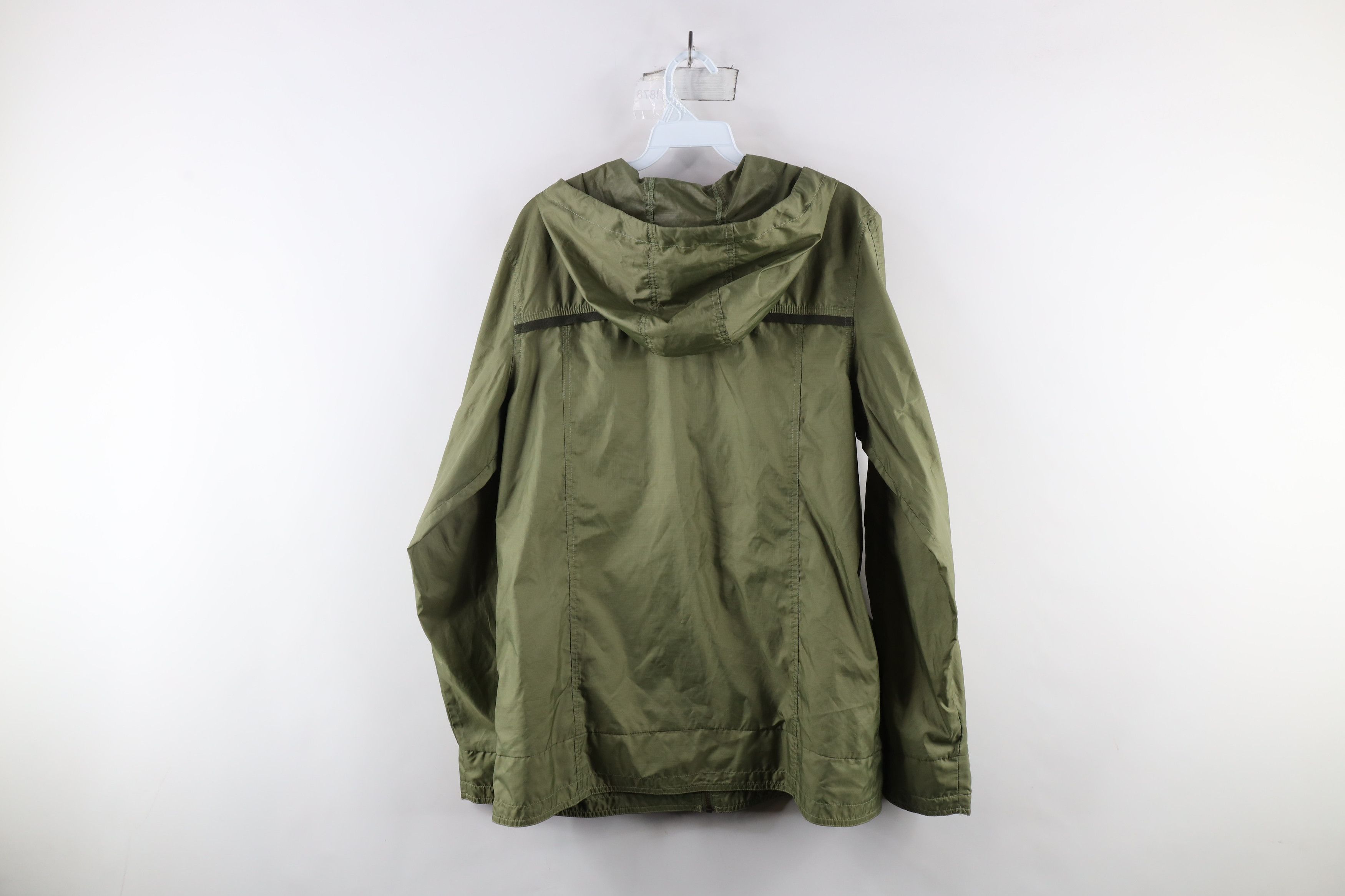 Under Armour × Vintage Under Armour Ripstop Military Style Hooded Rain Jacket Size L / US 10 / IT 46 - 11 Thumbnail