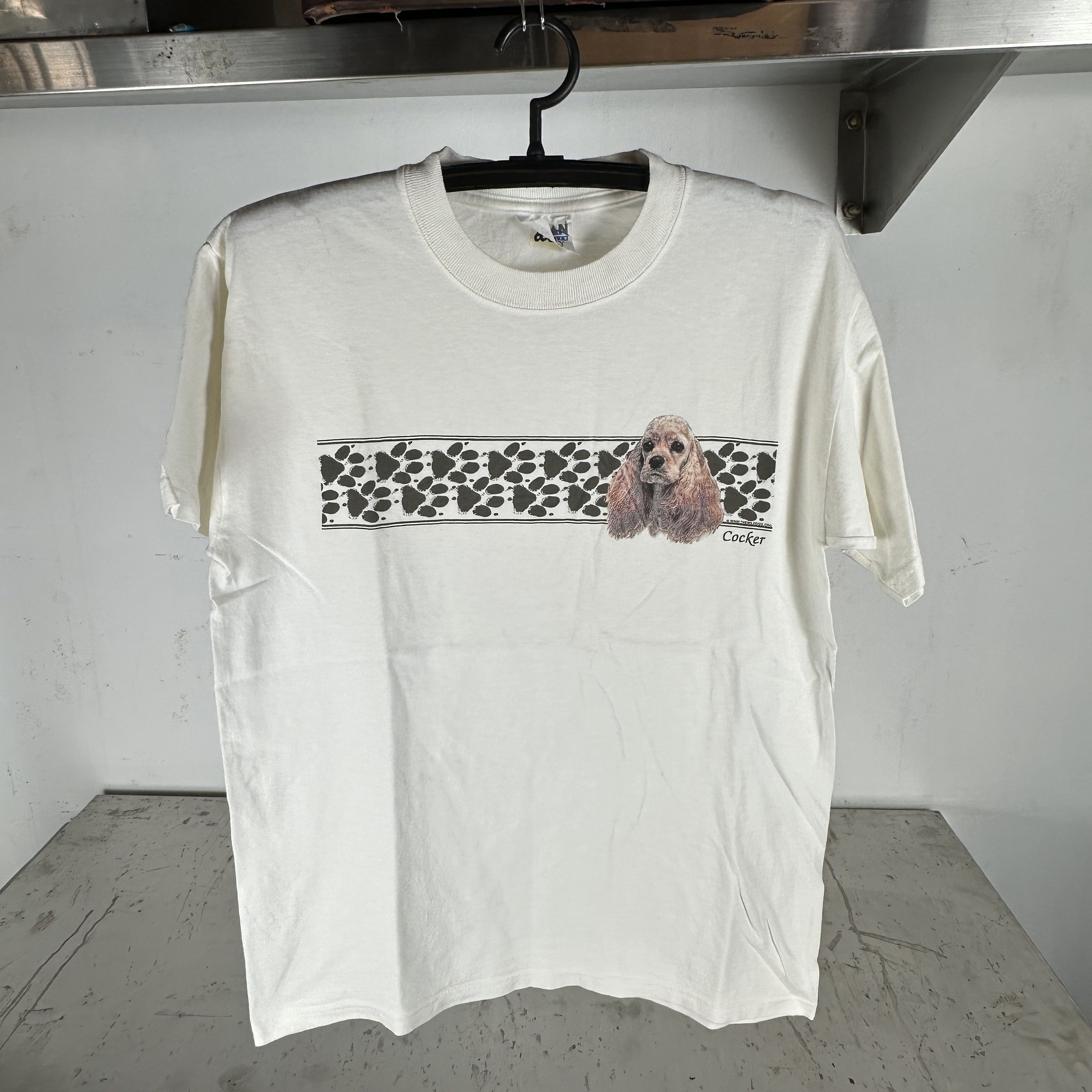 Vintage Vintage 2000s Cocker Spaniel Dog Artwork Graphic T-Shirt Size US M / EU 48-50 / 2 - 1 Thumbnail