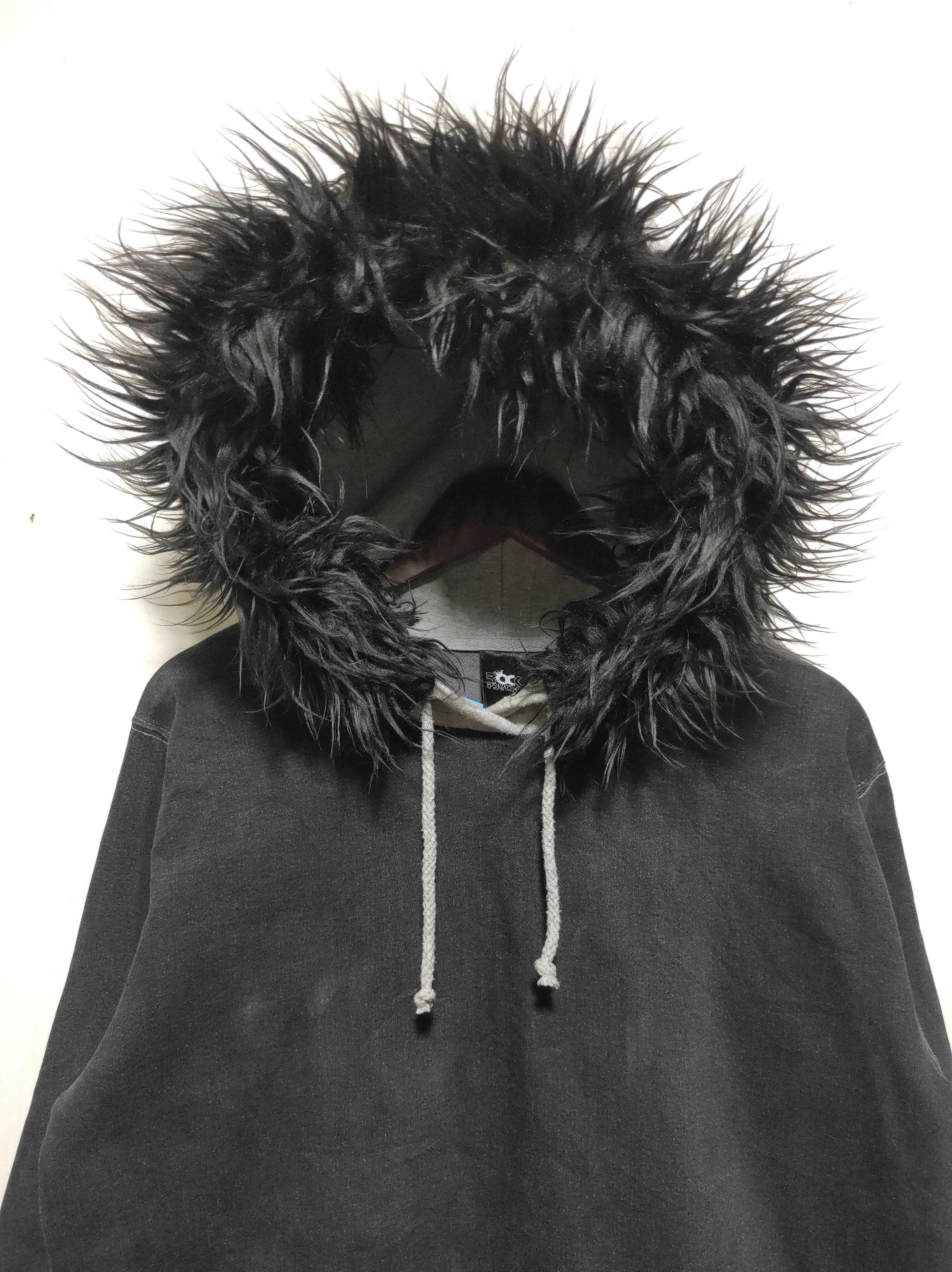 Japanese Brand Rock Psycho Fur Hoodie LGB IfSixWasNine style Size US M / EU 48-50 / 2 - 3 Thumbnail