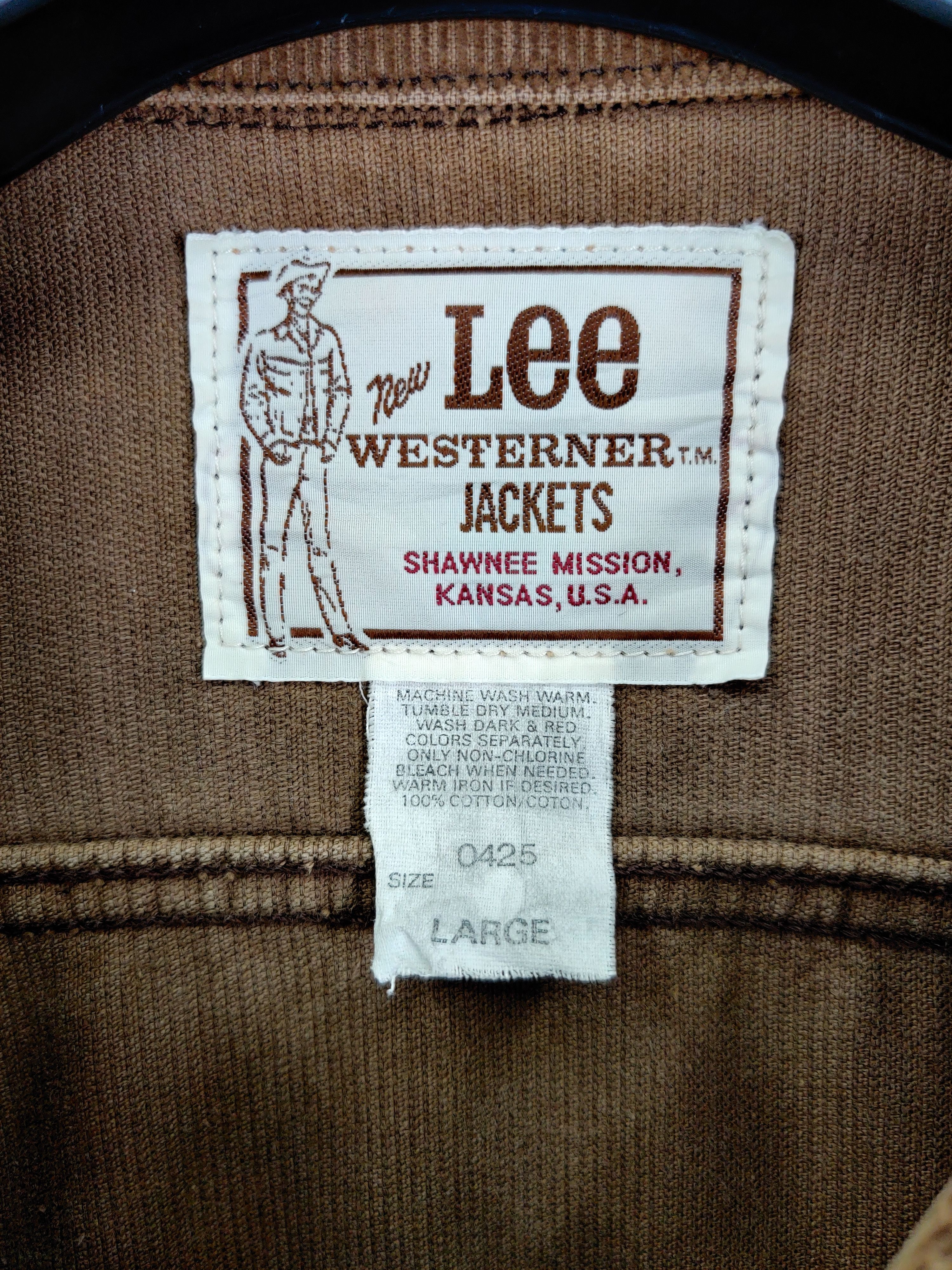 Lee Vintage 90s Lee Westerner Corduroy Jacket Size US L / EU 52-54 / 3 - 12 Thumbnail