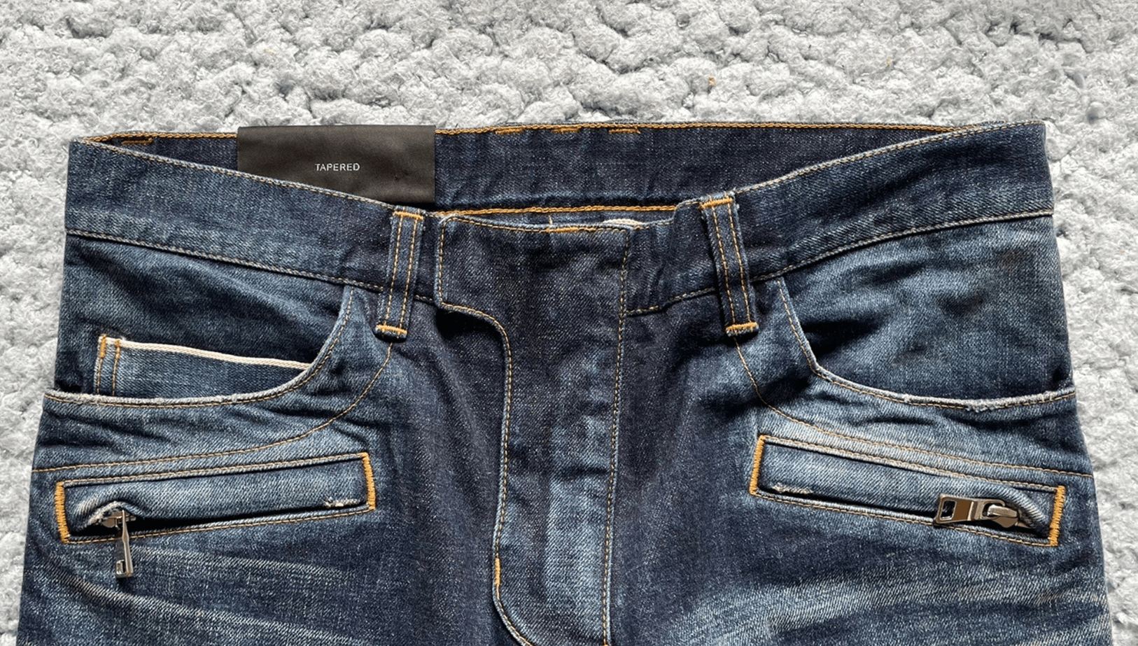 Balmain balmain men's biker jeans size 31 Size US 31 - 5 Thumbnail