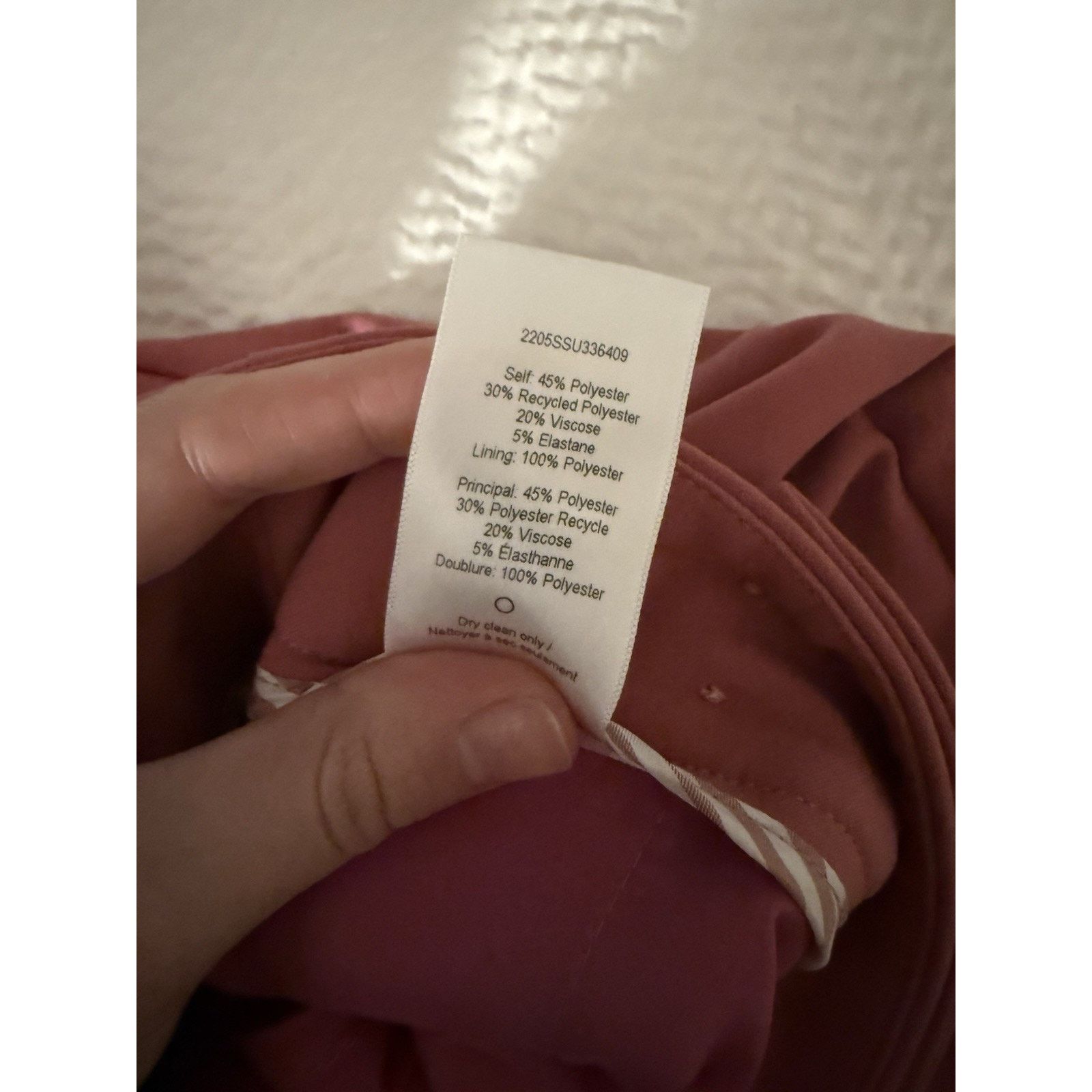 Veronica Beard Veronica Beard Renzo Slim-Leg Pant Navy Cropped Pink 14 Size 36" / US 14 / IT 50 - 5 Thumbnail