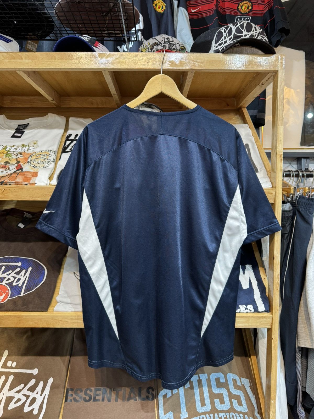 Nike ❗️Rare❗️Vintage Nike Total 90 Minilogo Training Jersey Size US L / EU 52-54 / 3 - 2 Thumbnail