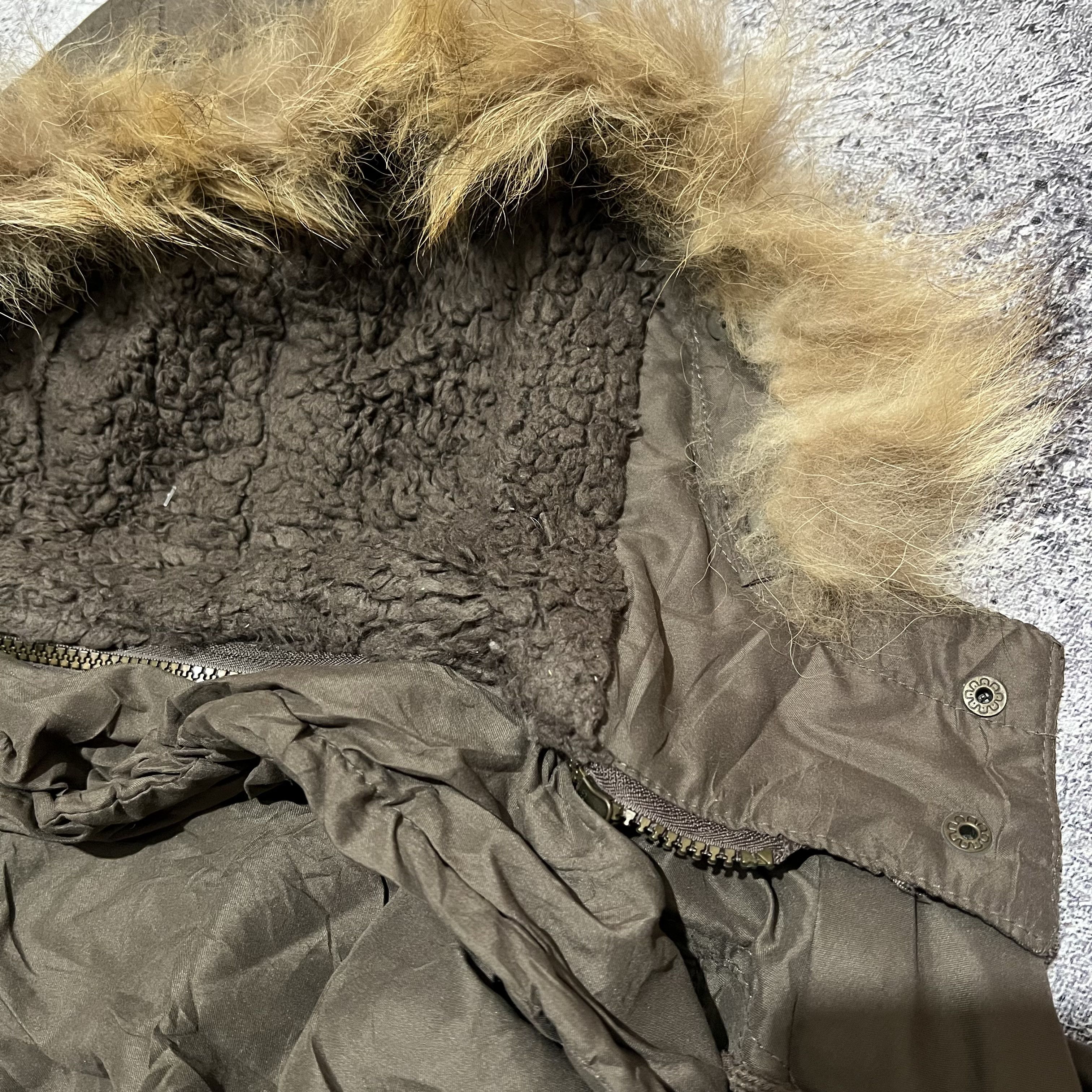 Japanese Brand 2000s Japanese Hysteric Ifsix Fur Raccoon Hodded Jacket y2k Size US M / EU 48-50 / 2 - 4 Thumbnail