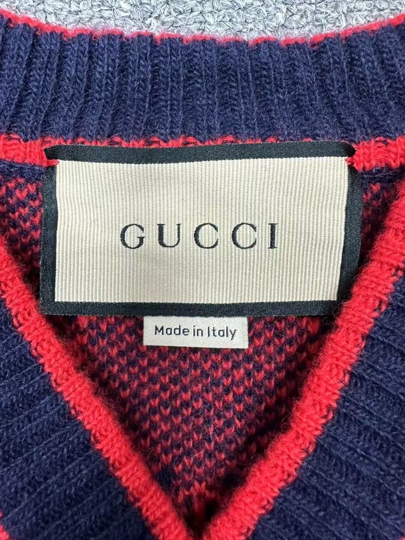 Gucci Gucci Double G full print knitted vest 2501-Nextarrow Size US S / EU 44-46 / 1 - 3 Thumbnail