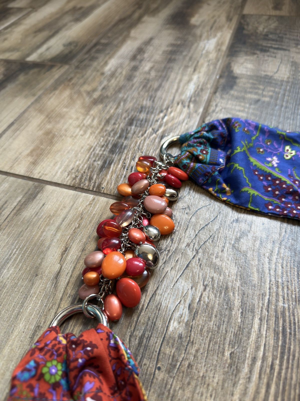 Etro 😍 Etro Multicolor Paisley Printed Silk Head Band Scarf Belt Size ONE SIZE - 11 Thumbnail