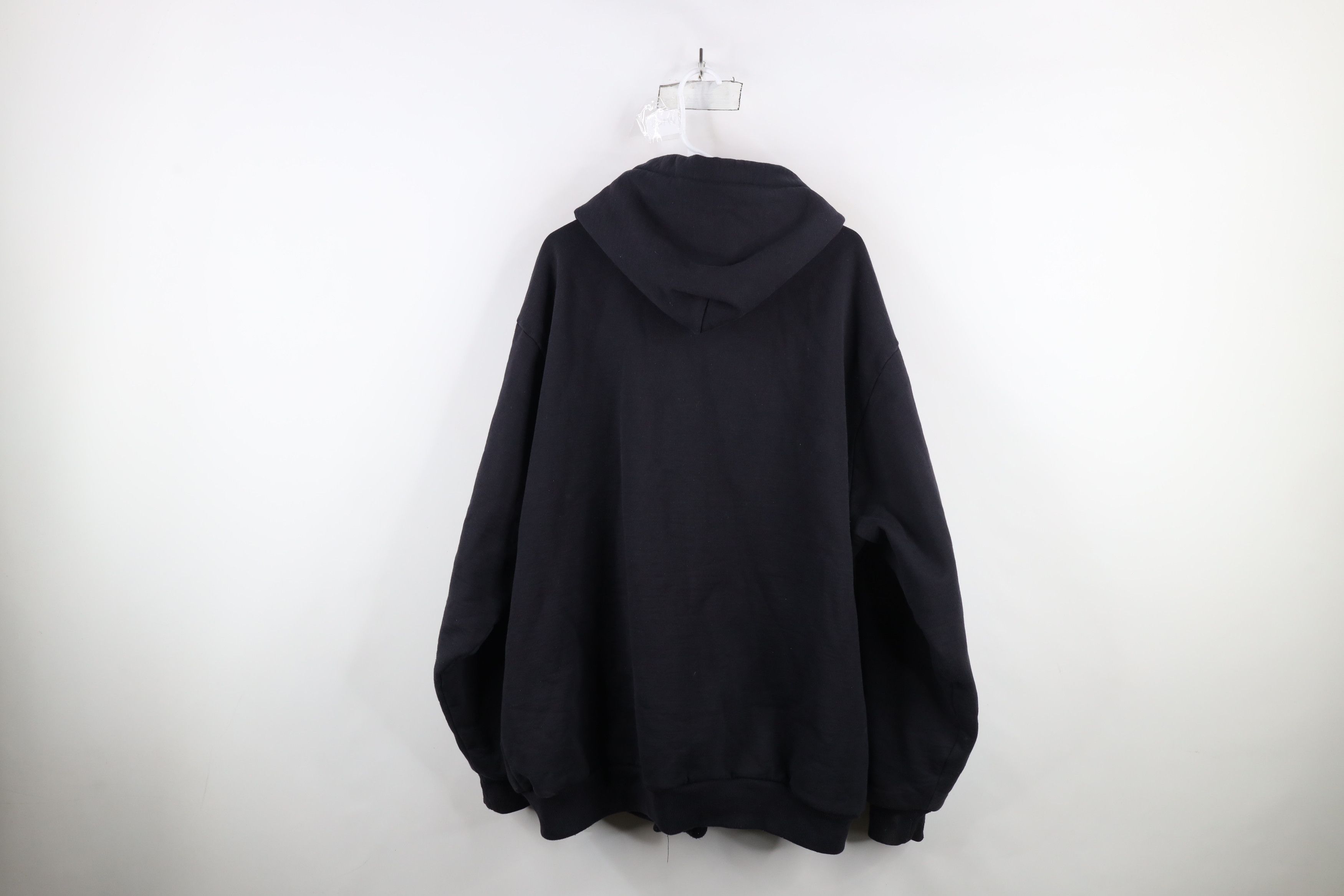 Carhartt × Vintage Vintage 90s Carhartt Lined Hooded Sweatshirt Jacket Blue USA Size US XXL / EU 58 / 5 - 13 Thumbnail