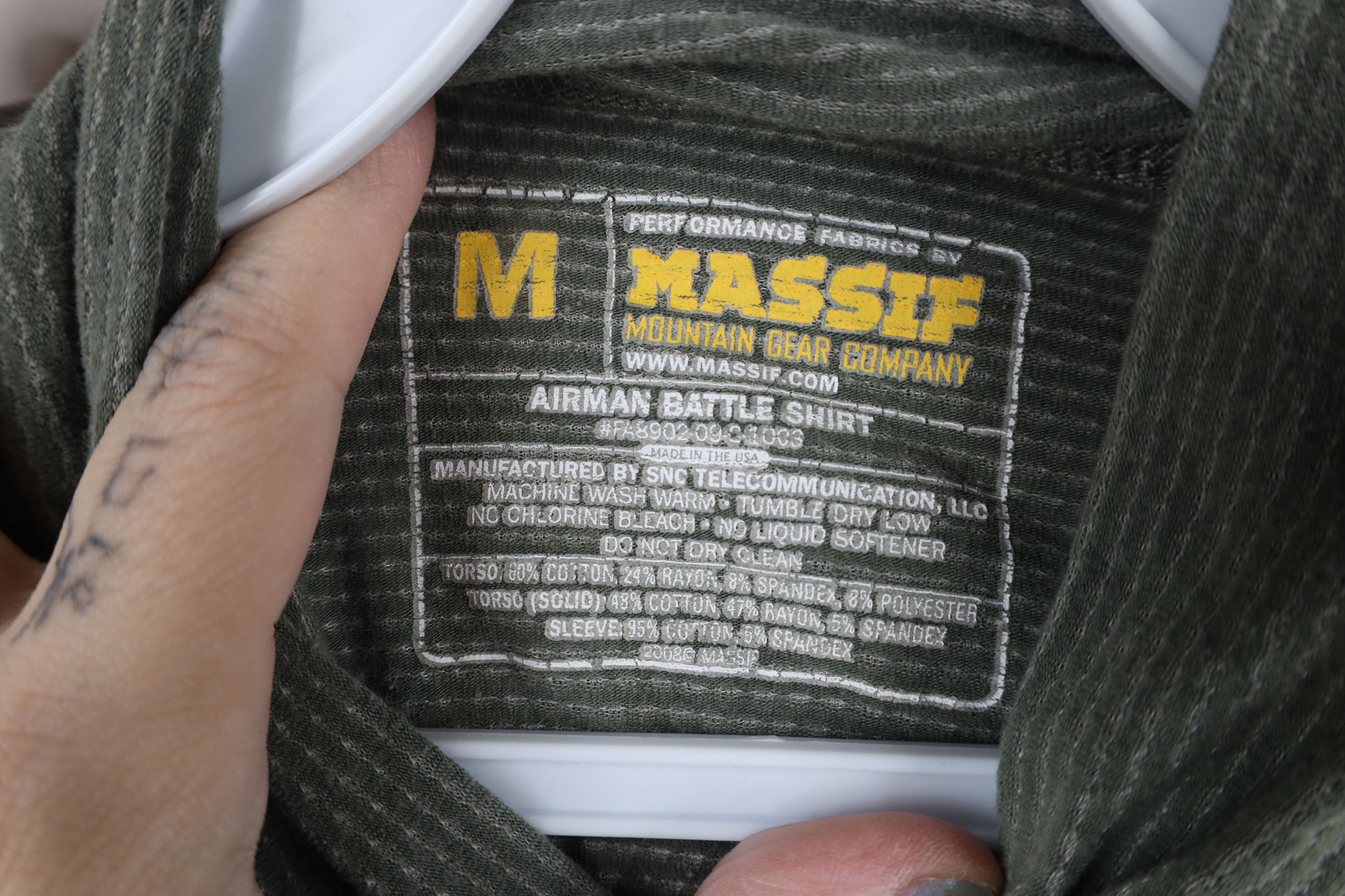 Massif × Vintage Massif Digi Camouflage Airman Battle Long Sleeve Shirt Size US M / EU 48-50 / 2 - 10 Thumbnail