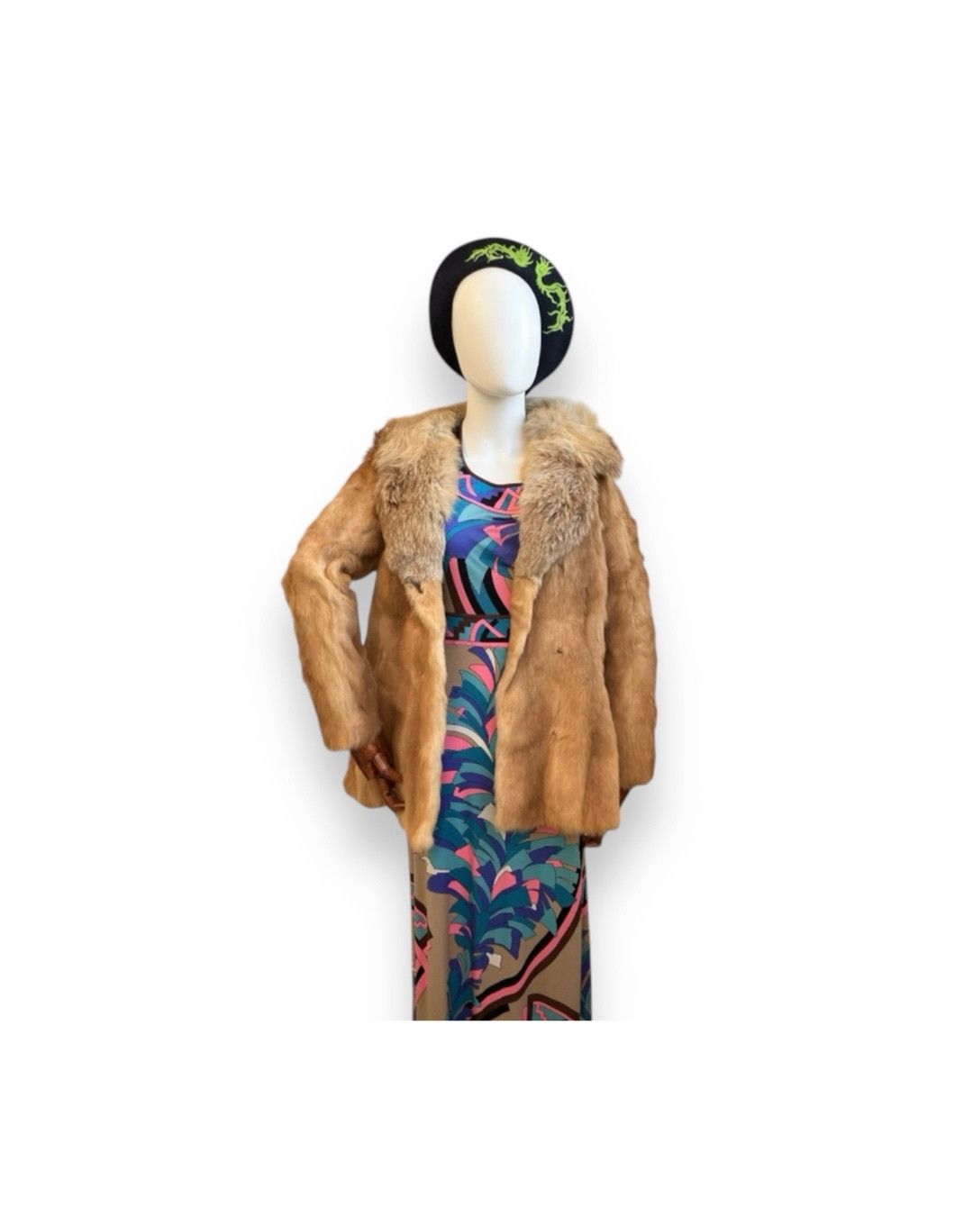 Japanese Brand × Vintage Glam Fox Fur Vintage Jacket 80s Y2K Avant Garde Size S / US 4 / IT 40 - 2 Thumbnail