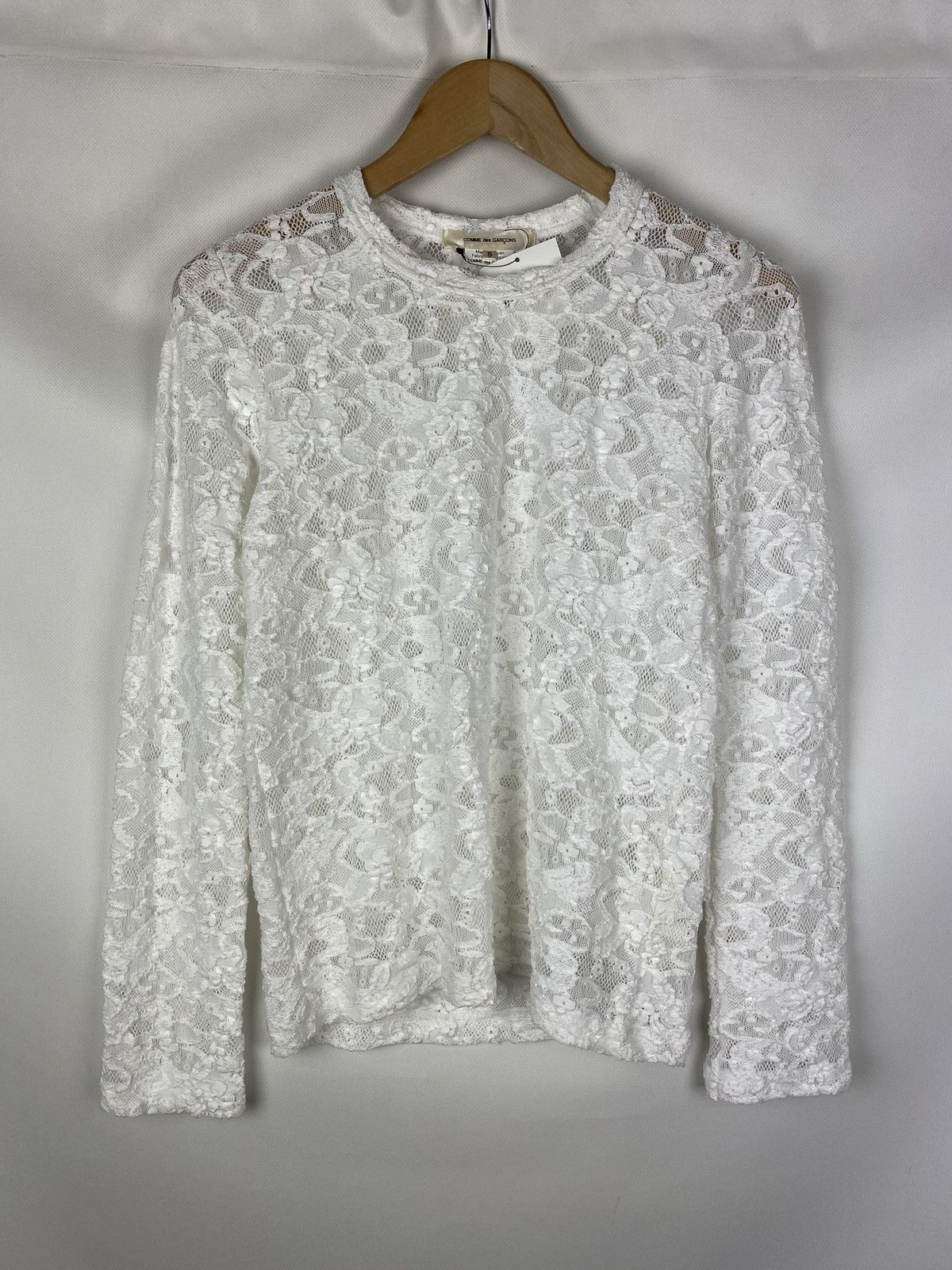 Comme des Garcons BNWT! Junya Watanabe Comme Des Garçons lace tunic blouse Size S / US 4 / IT 40 - 1 Thumbnail