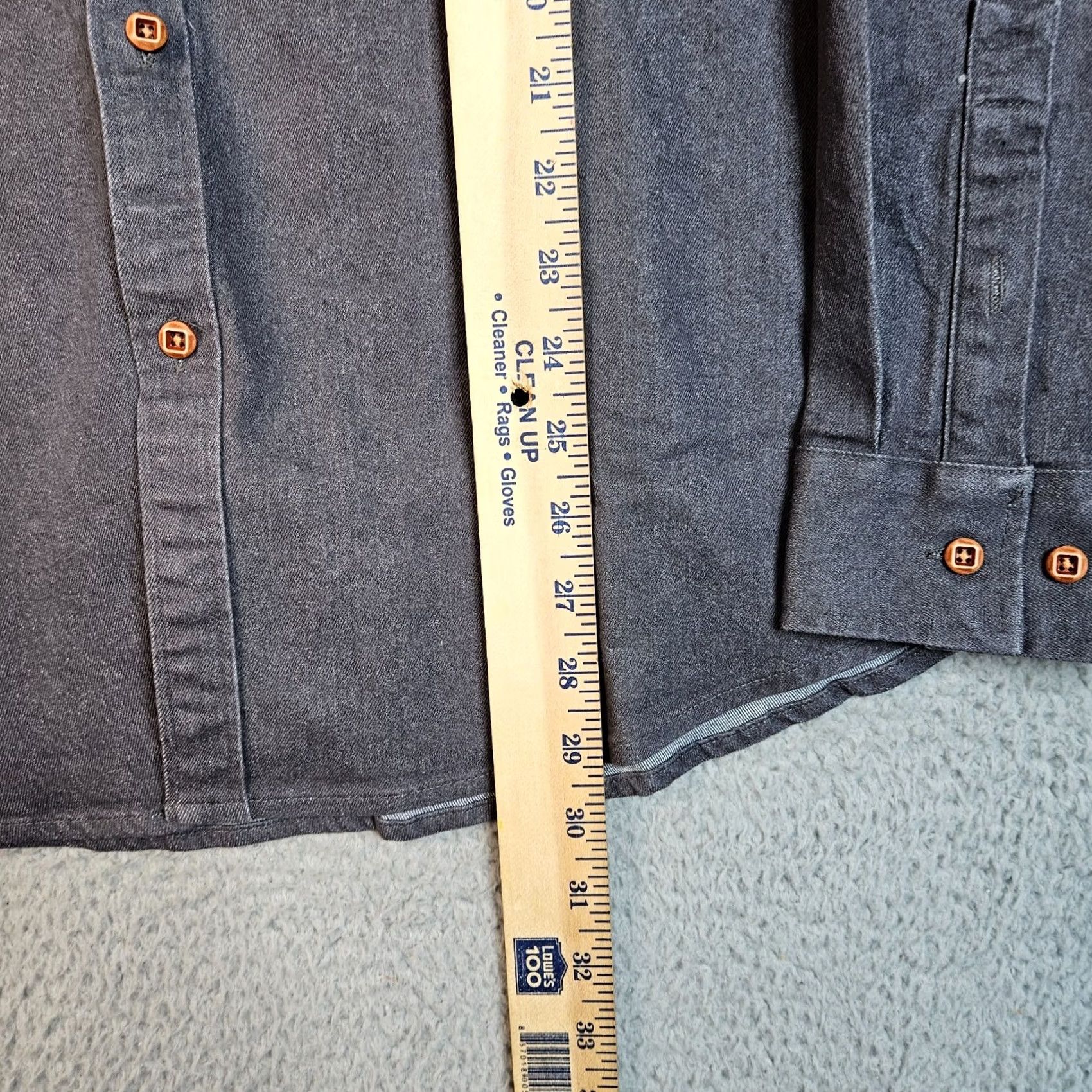 Vintage COOFANDY Men’s dark gray button down Long-Sleeve Shirt Size XL Size US XL / EU 56 / 4 - 6 Thumbnail
