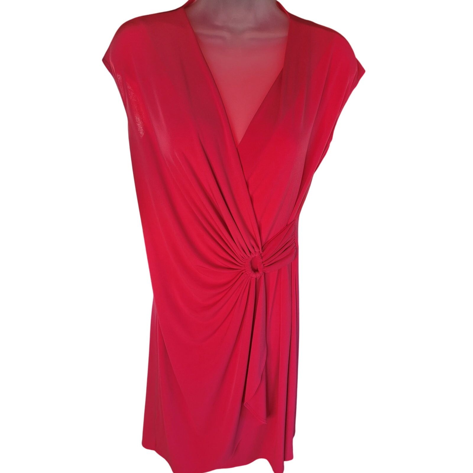 Tommy Bahama Tommy Bahama Pink Wrap Dress Sleeveless Sz XS Size XS / US 0-2 / IT 36-38 - 2 Thumbnail