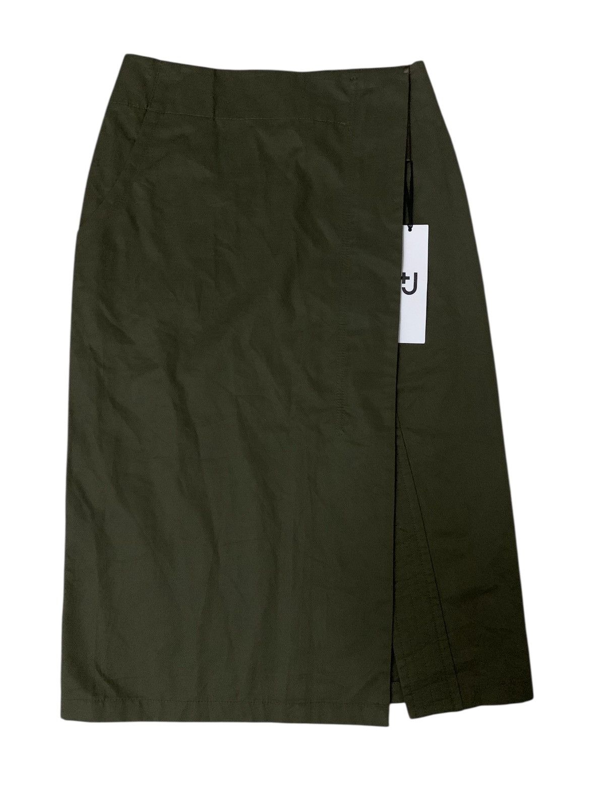 Jil Sander 💥Jil Sander Olive Green Midi Skirt Size 26" / US 2 / IT 38 - 2 Thumbnail