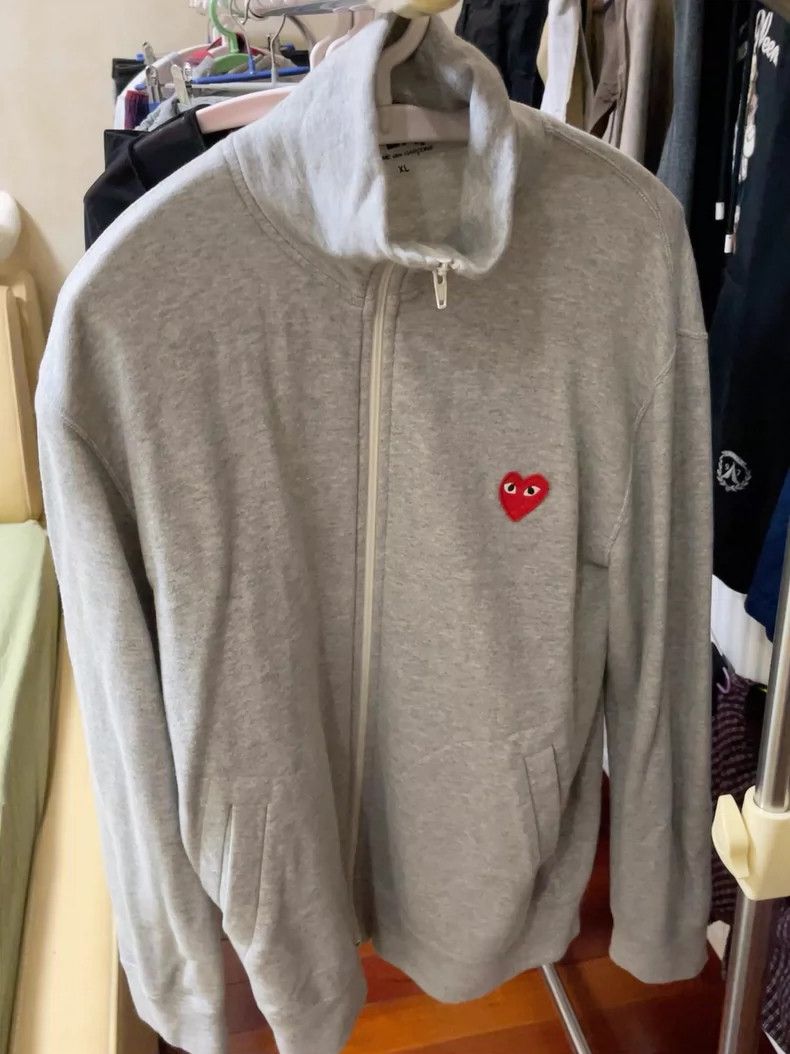 Comme des Garcons Comme Des Garcons 2018 New Back Red Love Zipper Sweater Size XL / US 12-14 / IT 48-50 - 2 Thumbnail
