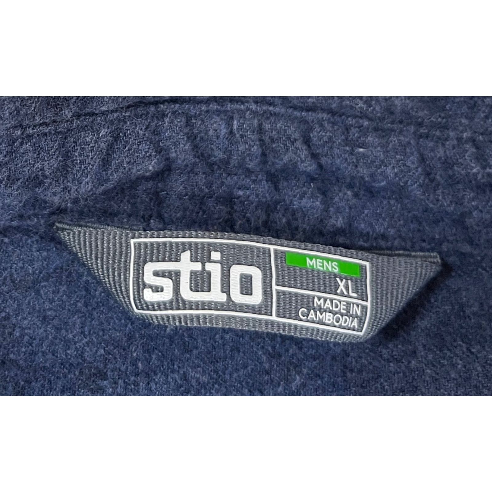 Vintage Stio Men’s Miter Lightweight Flannel Shirt XL Blue Cotton Organic Size US XL / EU 56 / 4 - 6 Thumbnail