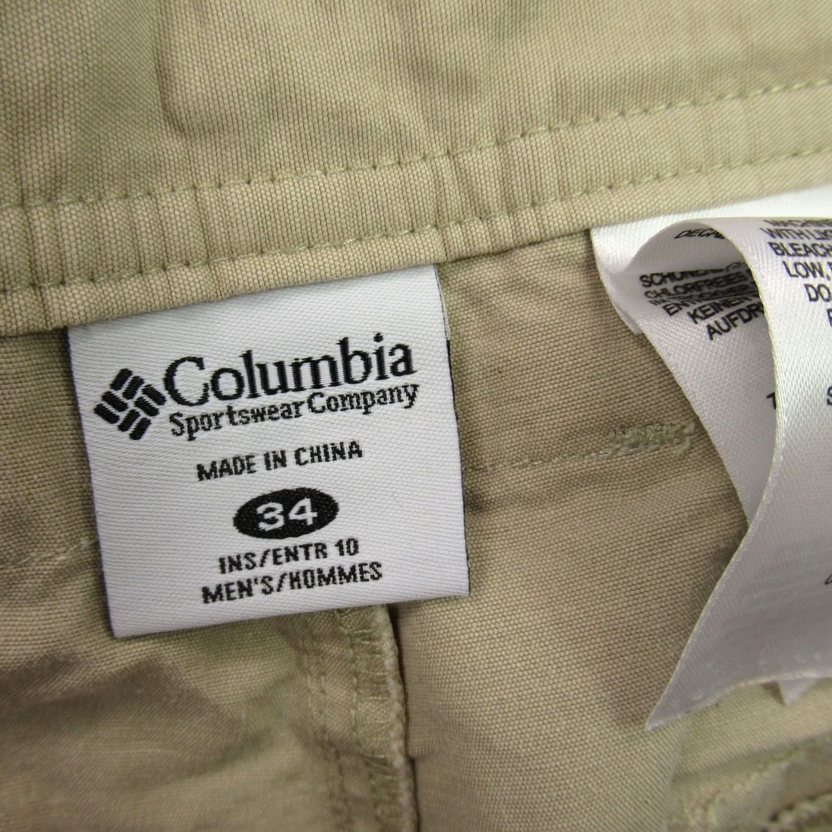 Vintage Columbia Shorts Mens 34 Pocket Button Lightweight Outdoors Hiking Cargo Size US 34 / EU 50 - 4 Thumbnail