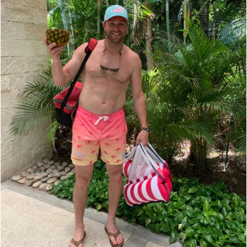 Other Naturdays Natural Light Flamingo Swim Trunks Size US 38 / EU 54 - 7 Thumbnail