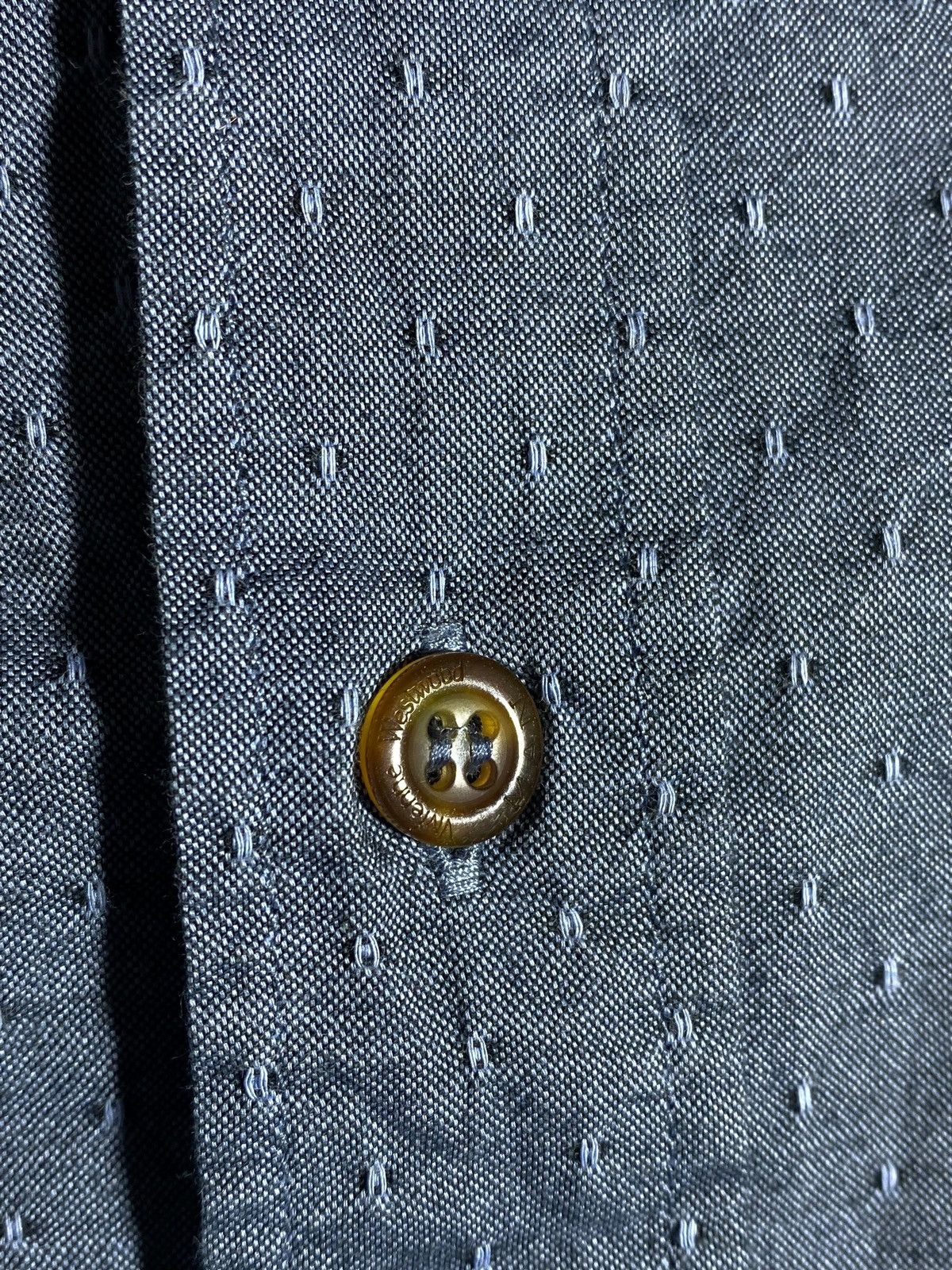 Vivienne Westwood Vivienne Westwood Denim Blue Long Sleeve Button Up Shirt Size US L / EU 52-54 / 3 - 17 Thumbnail