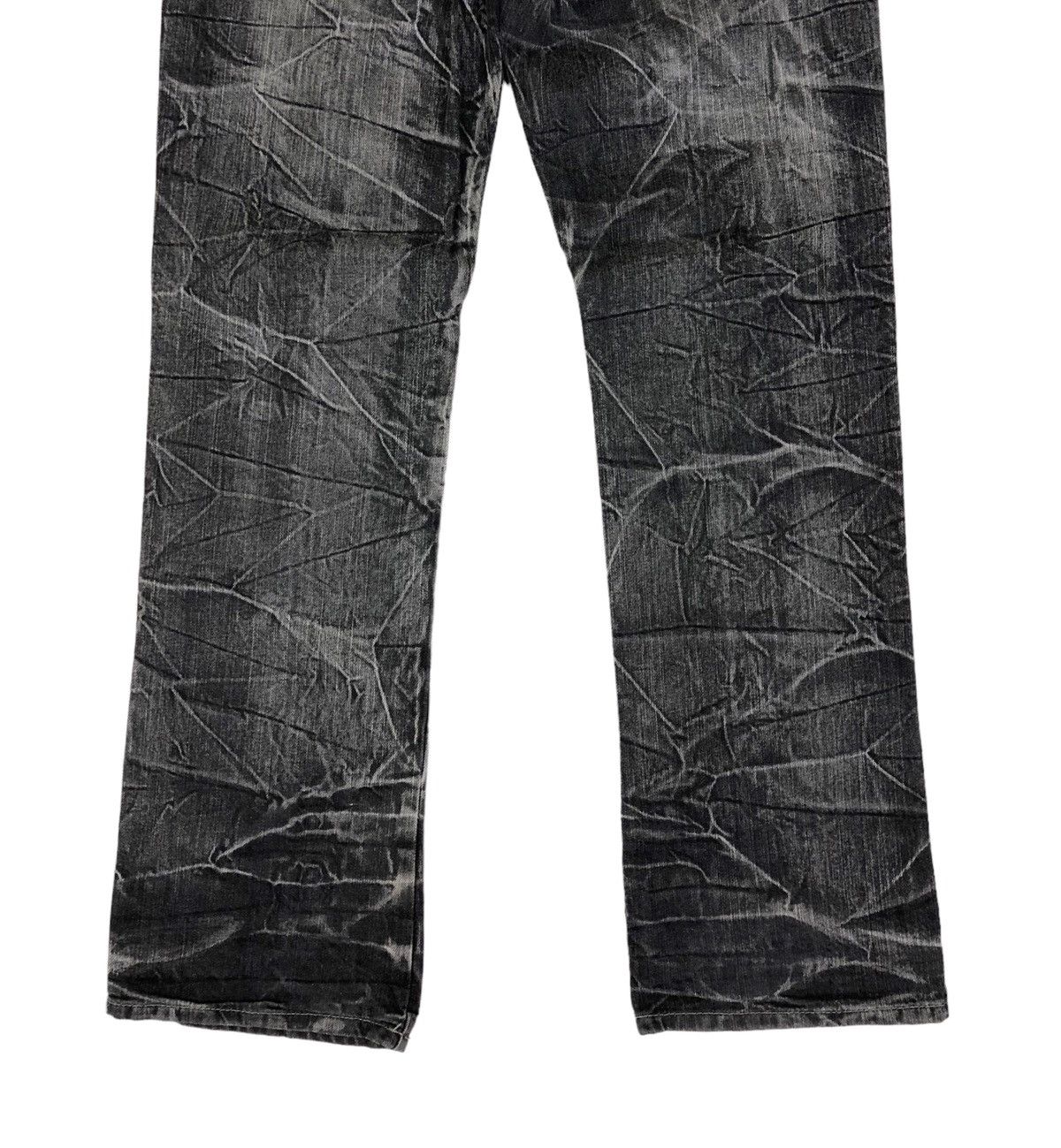 Japanese Brand Japan Brand Wild Life Bleach Stone Wash Poem Denim Jeans Size US 30 / EU 46 - 10 Thumbnail