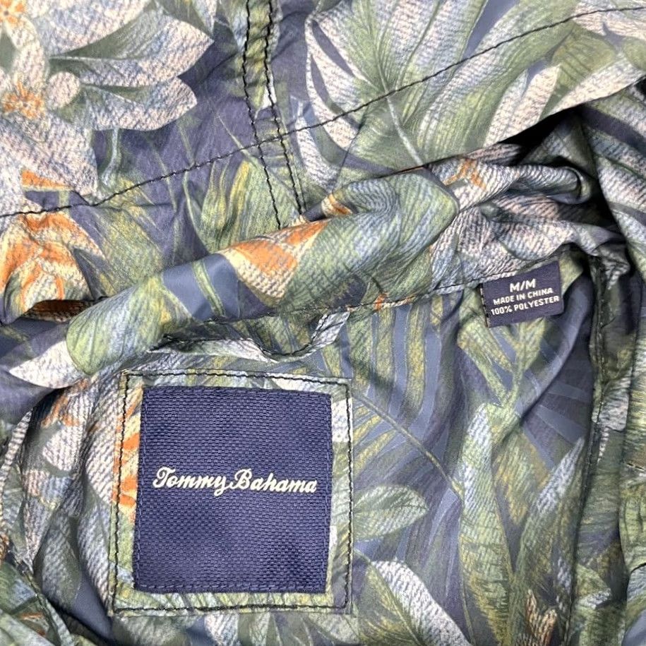 Tommy Bahama VINTAGE Tommy Bahama Jacket Mens M Botanico Beach Floral Hooded Windbreaker Tropic Prep Size US M / EU 48-50 / 2 - 2 Thumbnail